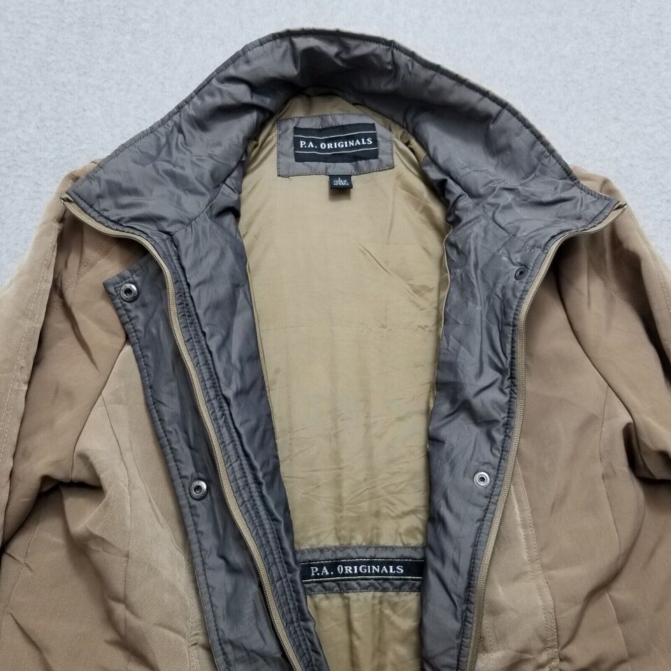 Other PA Originals Jacket Womens Large Beige Pockets Zip Size L / US 10 / IT 46 - 8 Thumbnail