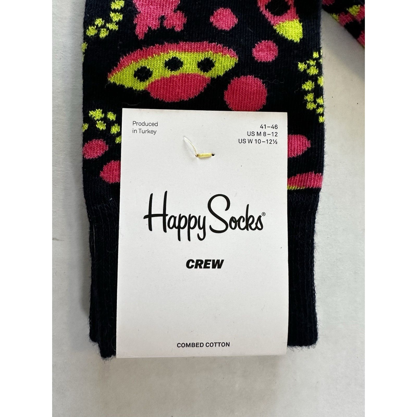 Happy Socks Happy Socks Crew Into Space Socks Sz M 8-12, W 10-12.5 NWT Size ONE SIZE - 2 Thumbnail