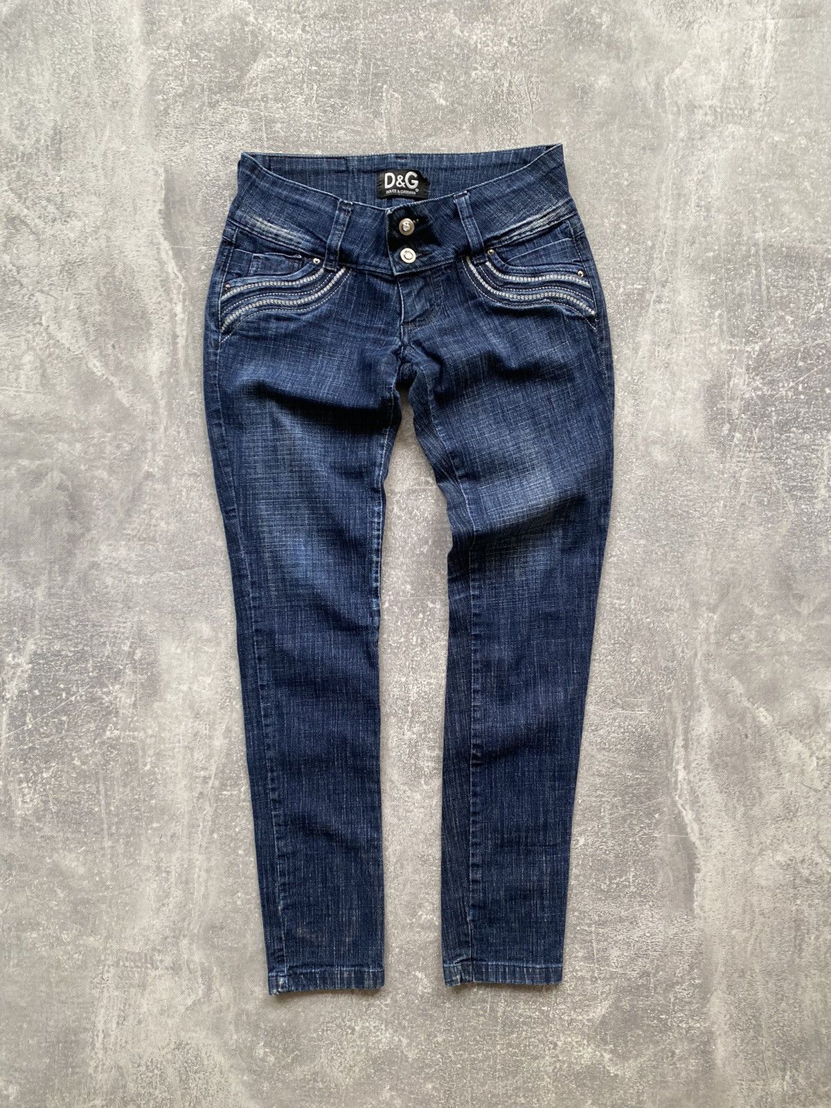 Dolce & Gabbana × Vintage Vintage Y2K Dolce & Gabbana Jeans Size 26" / US 2 / IT 38 - 3 Thumbnail