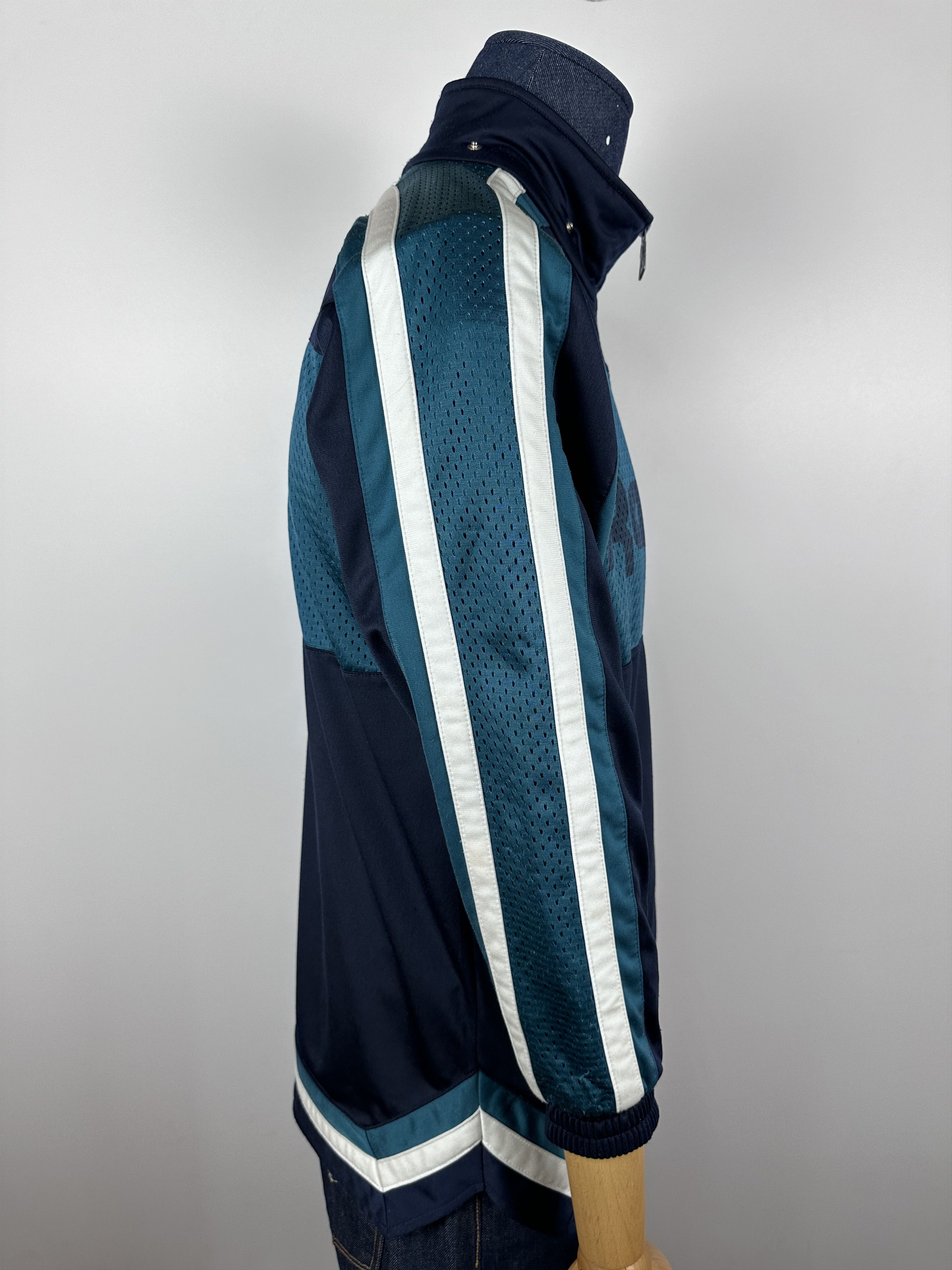Reebok × Vintage Reebok Vintage 90s Blue Green Track Tracksuit Top Jacket Size US XS / EU 42 / 0 - 7 Thumbnail