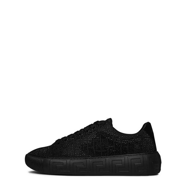 Versace o1g2r1mq0824 Crystal Low-Top Sneakers in Black Size US 11 / EU 44 - 2 Thumbnail
