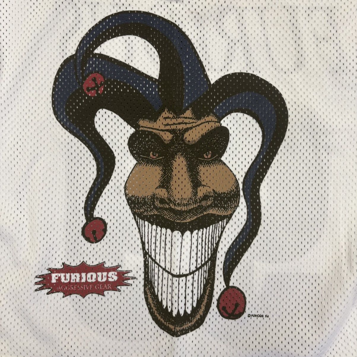 Vintage Y2K Furious Aggressive Hip Hop Hockey Jersey Size US XL / EU 56 / 4 - 2 Thumbnail