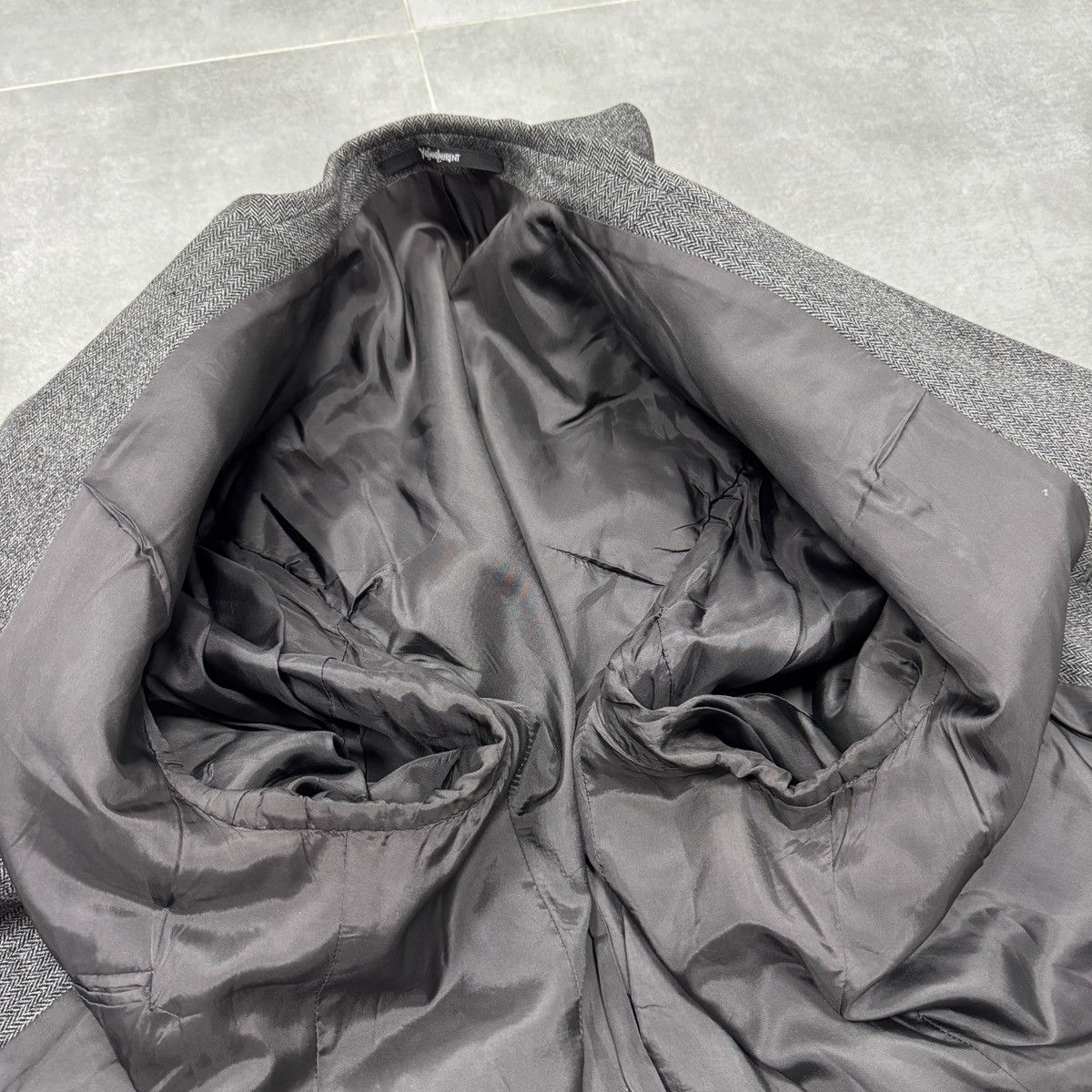Yves Saint Laurent Vintage Yves Saint Laurent YSL Wool Blazer Men Size 27 Size 52R - 14 Thumbnail