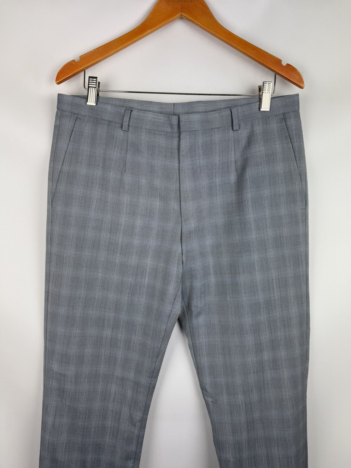 Hugo Boss Hugo Boss Amaro/Helse Wool Plaid 2 Piece Suit Blazer Pants Size 40L - 19 Thumbnail