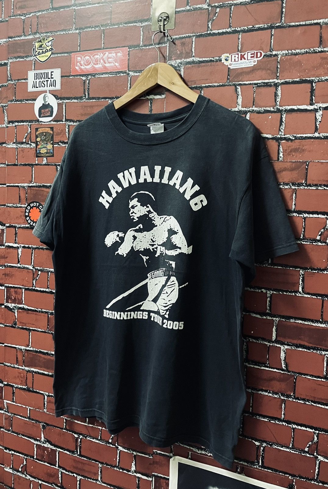 Vintage HAWAIANG MUHAMMAD ALI BIGINING SHIRTS Size US L / EU 52-54 / 3 - 3 Thumbnail