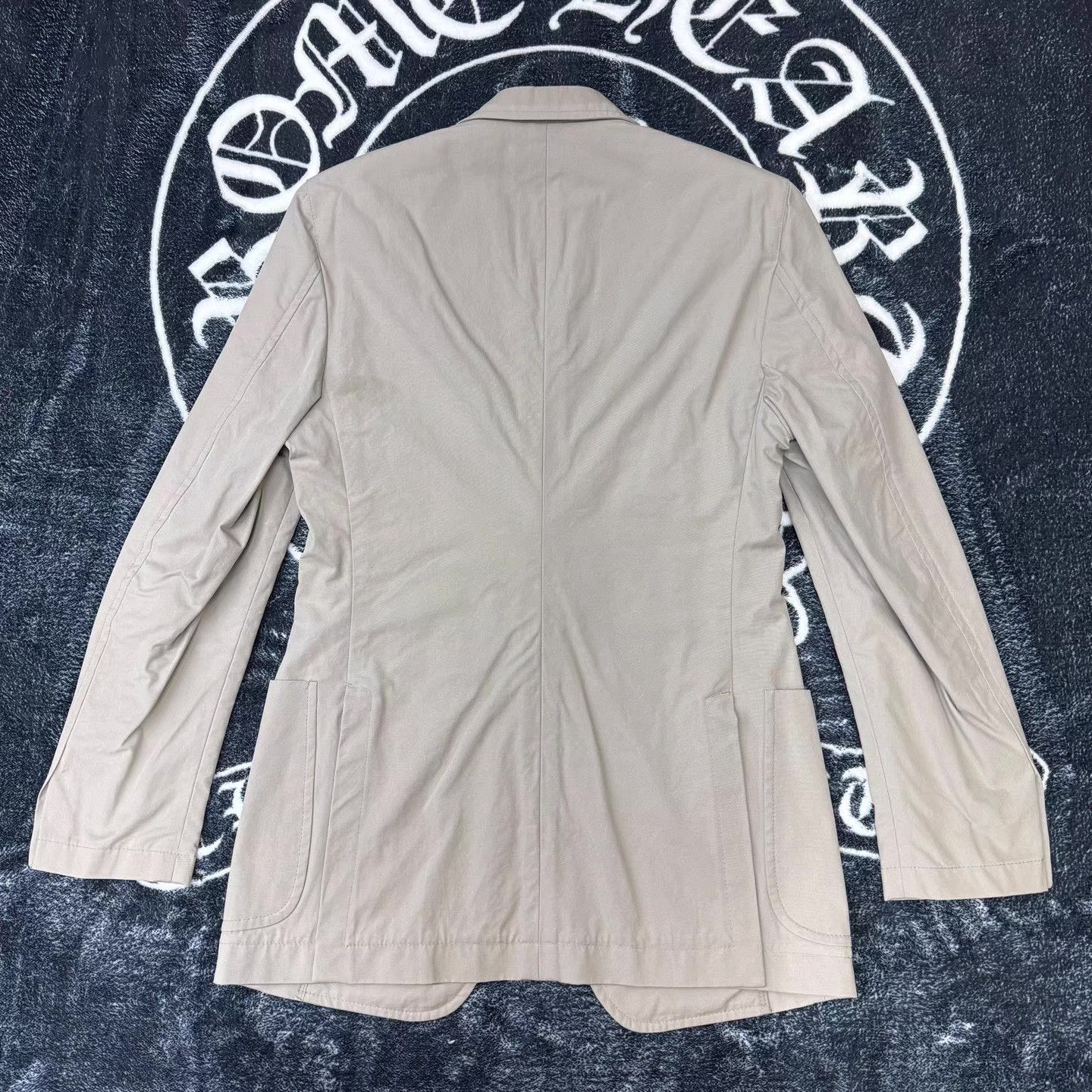 Prada PRADA Light Grey Blazer Q10 Size 50R - 2 Thumbnail