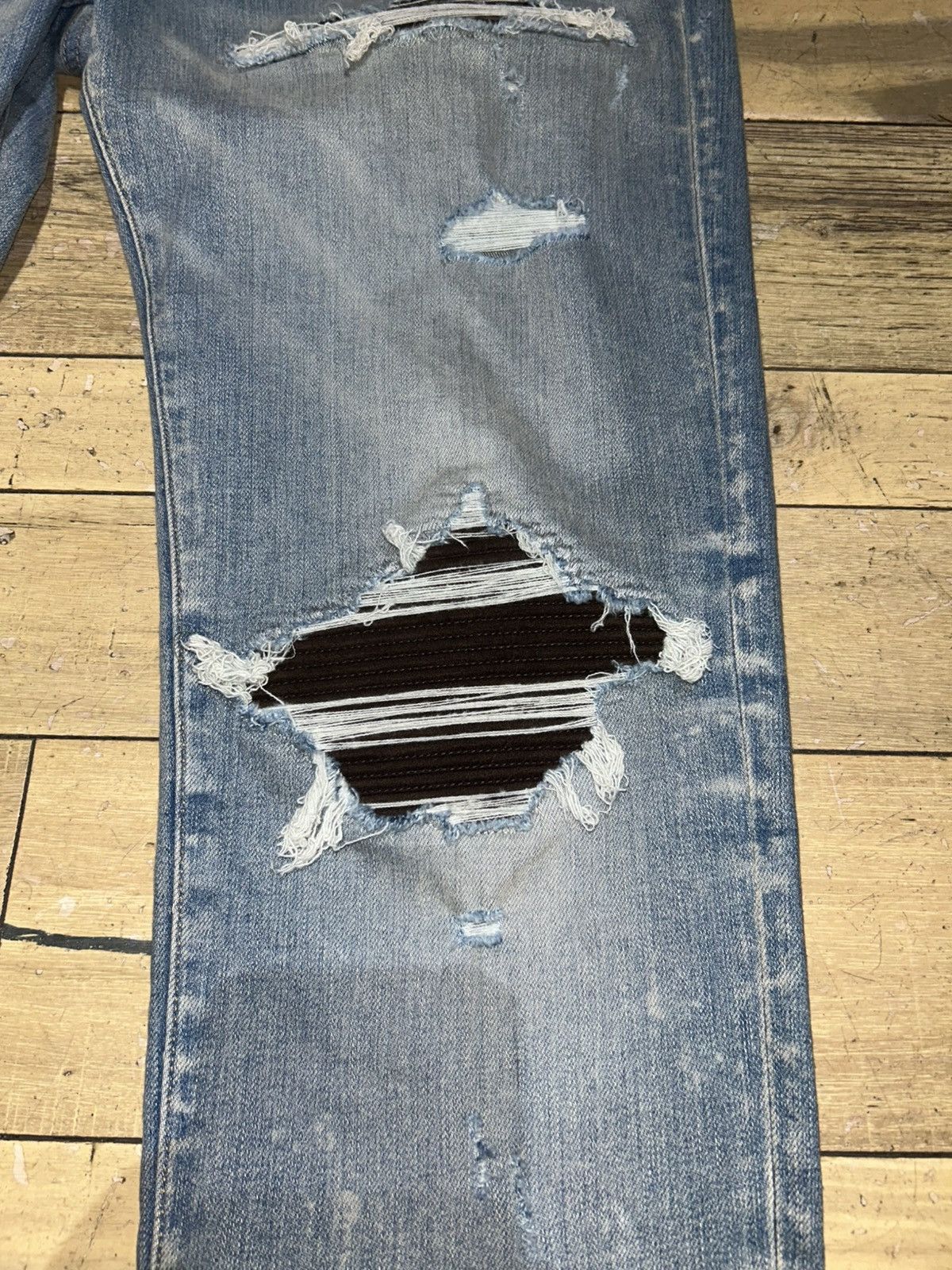 Amiri Amiri Brown Patch Jeans Size US 38 / EU 54 - 3 Thumbnail