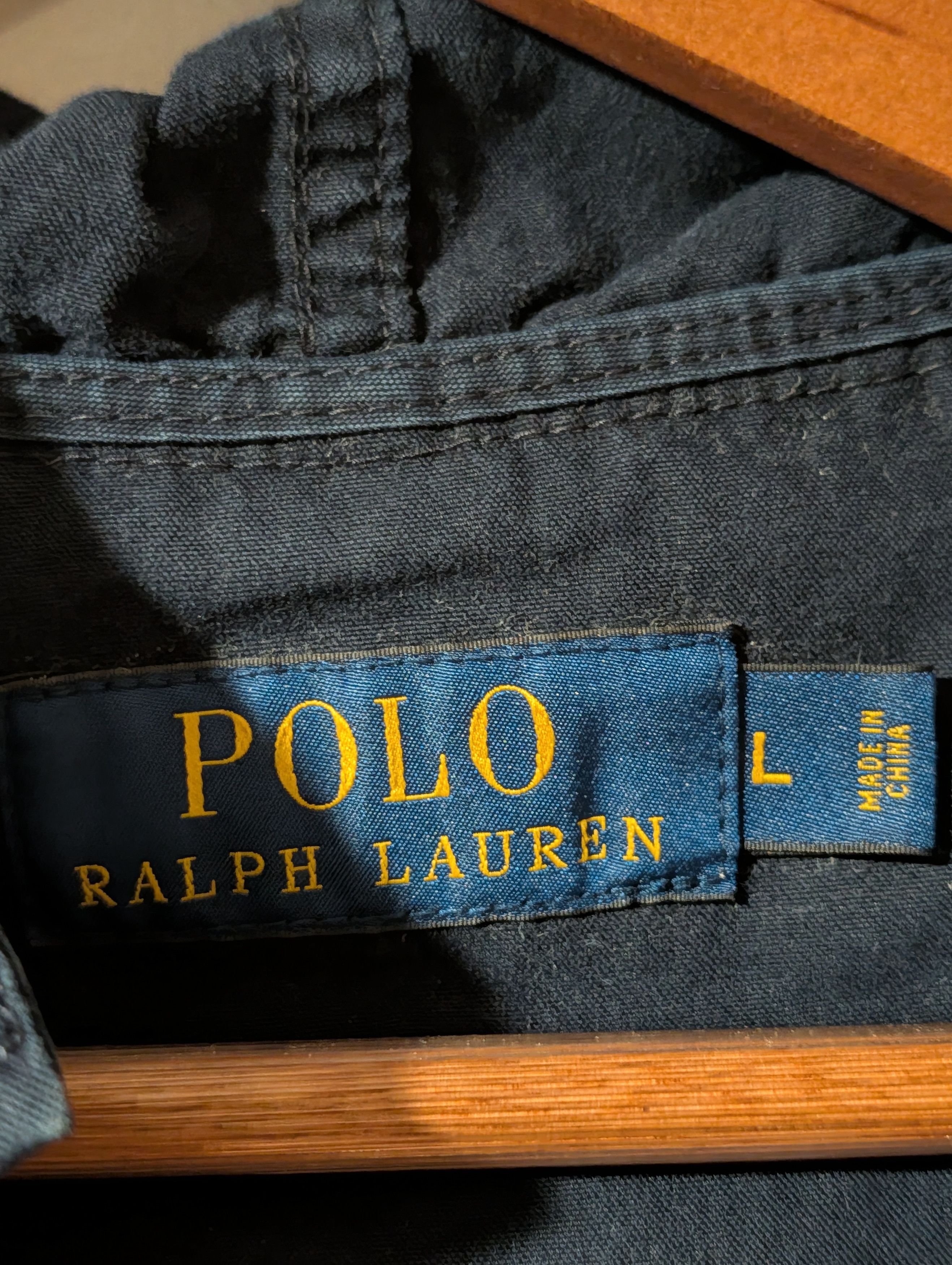 Polo Ralph Lauren Polo Ralph Lauren Hooded Windbreaker Jacket Navy Red Pony Size US L / EU 52-54 / 3 - 3 Thumbnail