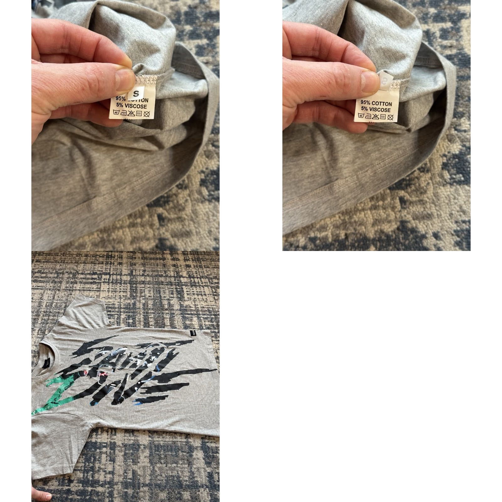 Equipment Santi T-Shirt Shirt Men Sz S Gray Ocean Life Beach Diving Classic Fish Logo Graphic Print Size US S / EU 44-46 / 1 - 8 Thumbnail