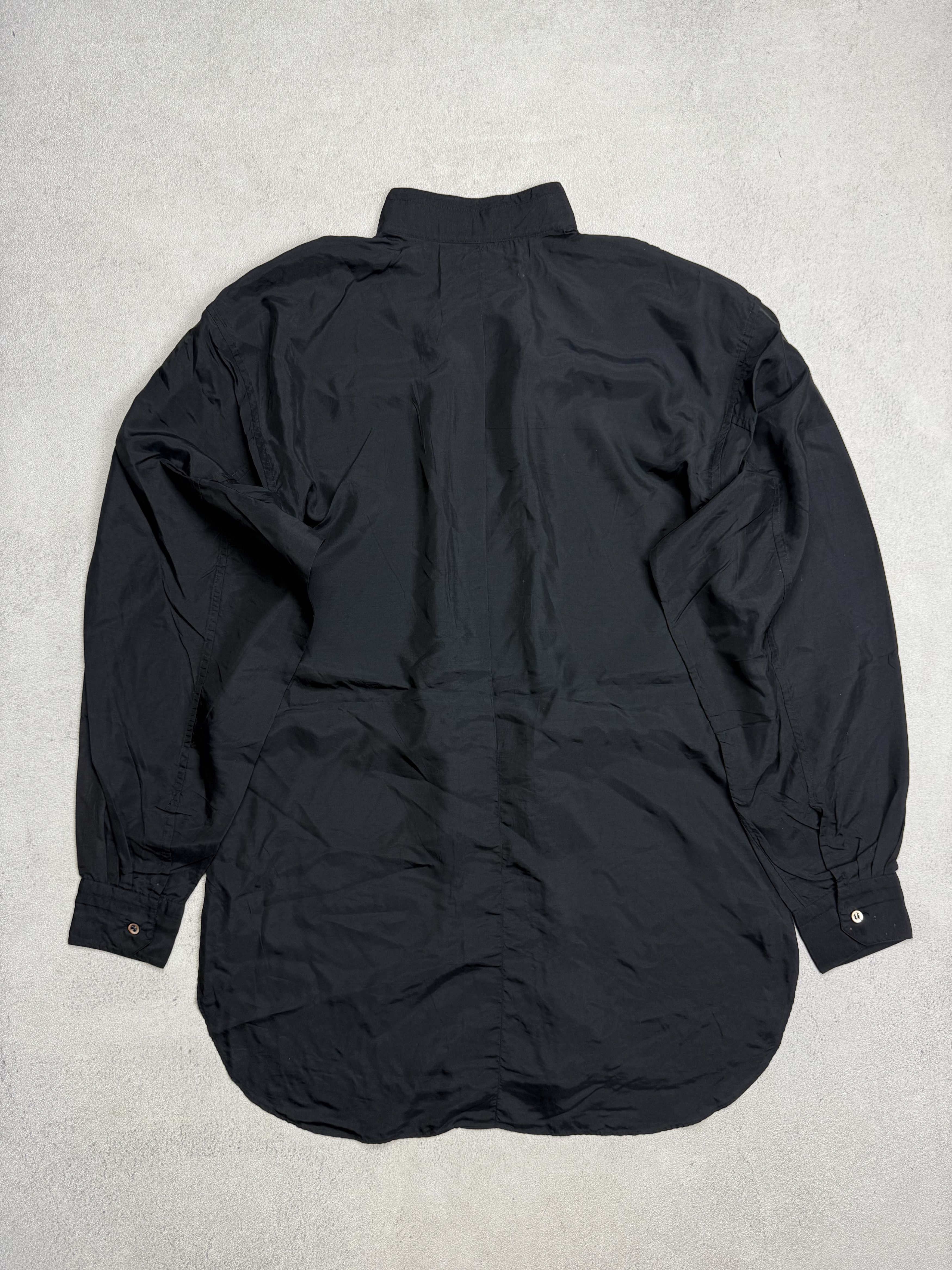 Issey Miyake Vintage 90s Issey Miyake Black Shirt Size US M / EU 48-50 / 2 - 6 Thumbnail