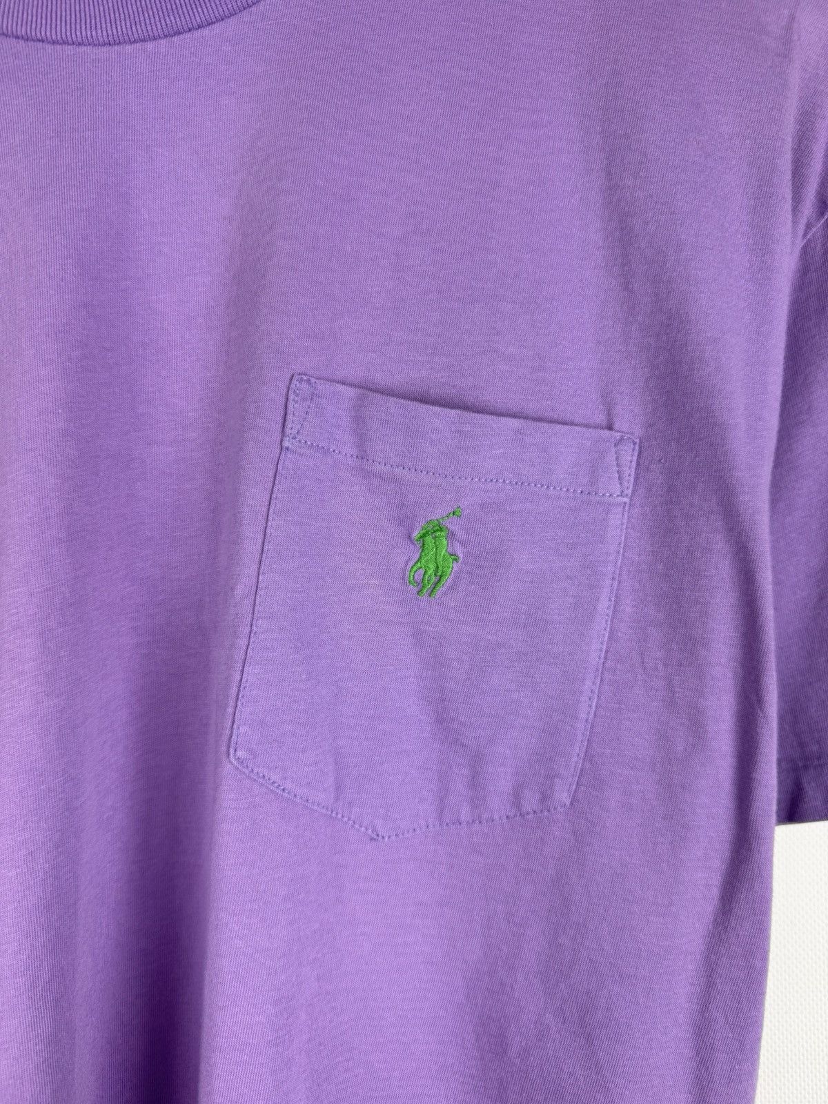 Polo Ralph Lauren × Vintage Polo By Ralph Lauren Vintage Men’s Chest Logo Pocket T Shirt Size US M / EU 48-50 / 2 - 8 Thumbnail