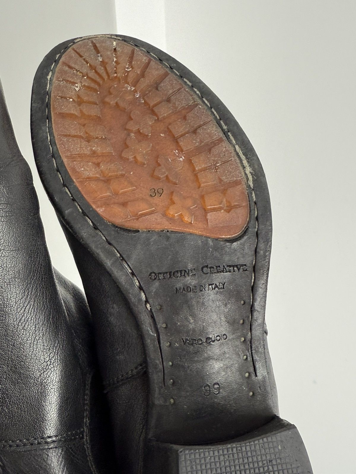 Officine Creative Officine Creative 003 Leather Biker Ankle Boots Size 39 Size US 9 / IT 39 - 7 Thumbnail