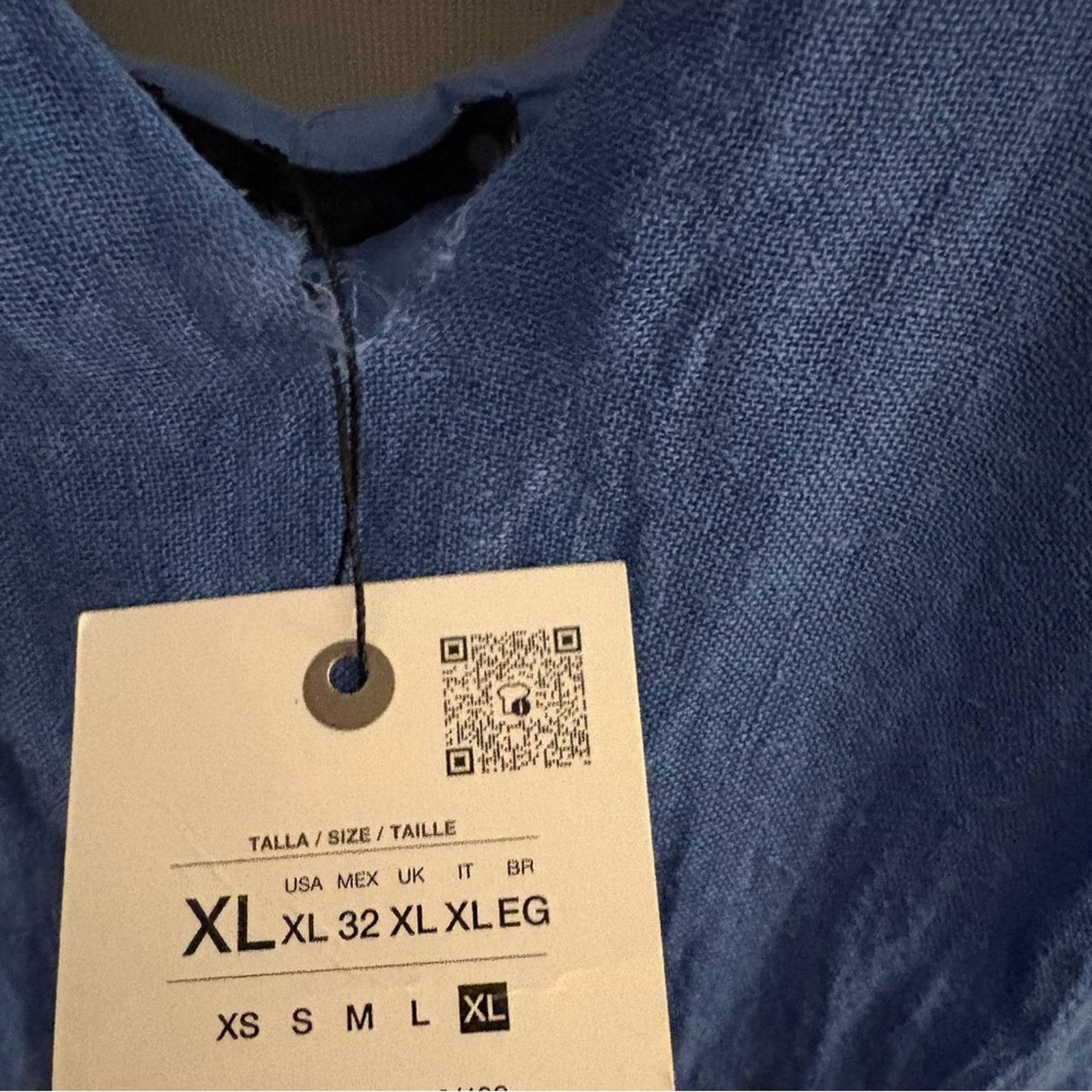Zara Nwt- ZARA-LINEN BLEND DRESS ZW COLLECTION-XL Size XL / US 12-14 / IT 48-50 - 6 Thumbnail