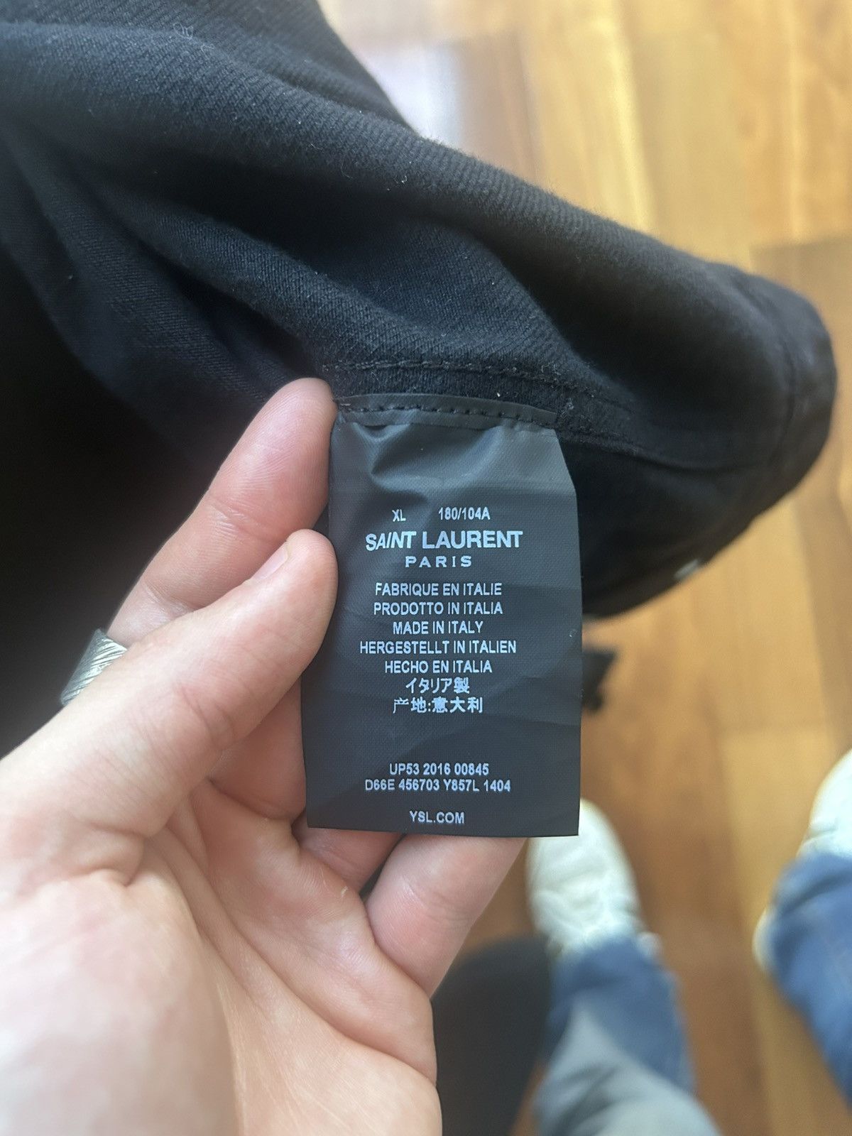 Saint Laurent Paris Hedi Slimane Saint Laurent SS16 Western Denim Patch Jacket Size US XL / EU 56 / 4 - 5 Thumbnail