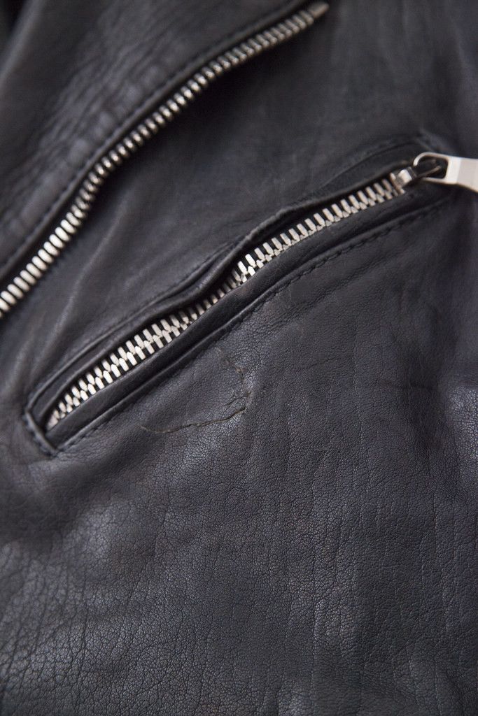 Balmain SS14 blue leather perfecto jacket Size US M / EU 48-50 / 2 - 13 Thumbnail