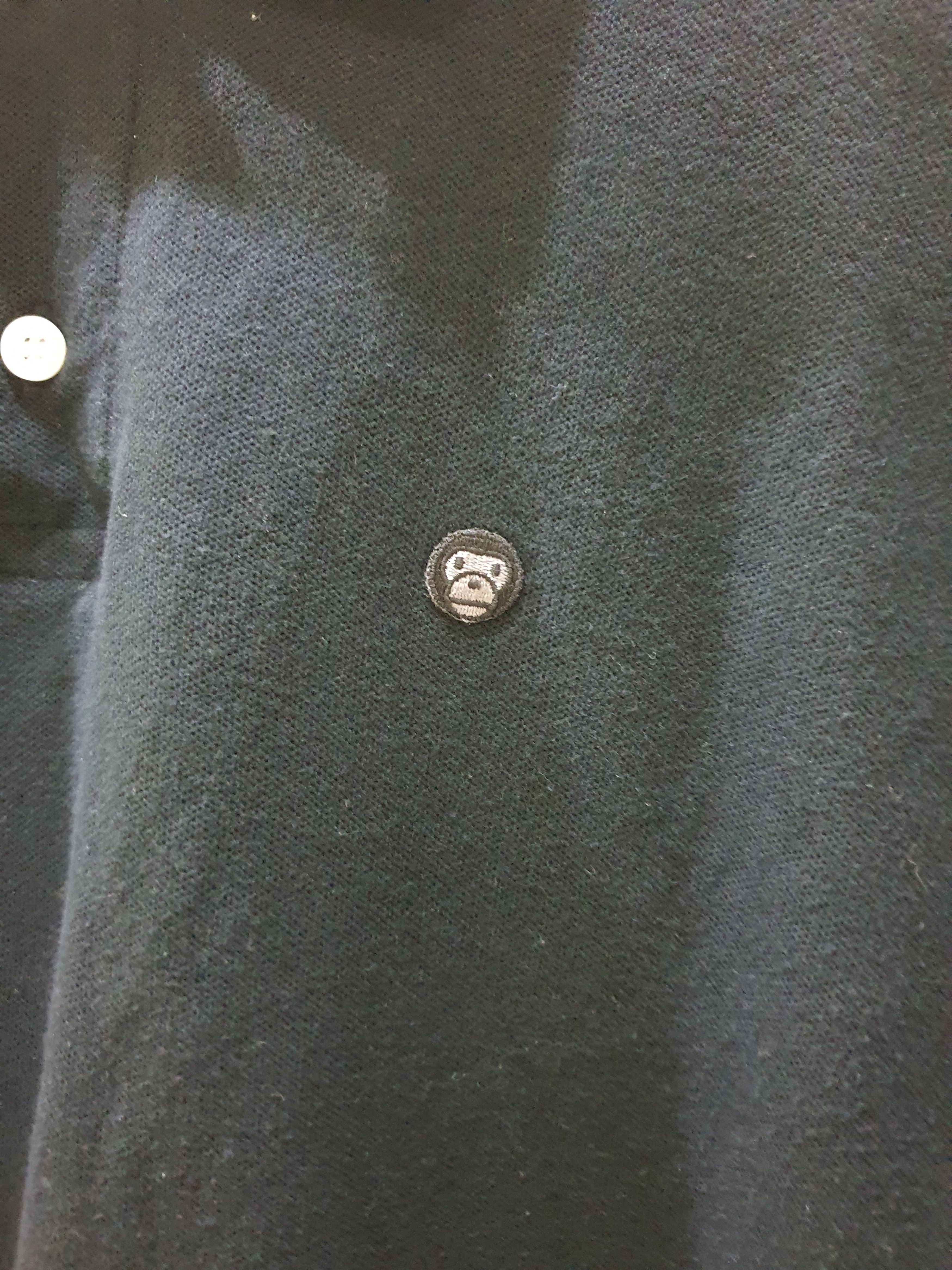Bape Bape Baby Milo black polo shirt in size small Size US S / EU 44-46 / 1 - 5 Thumbnail