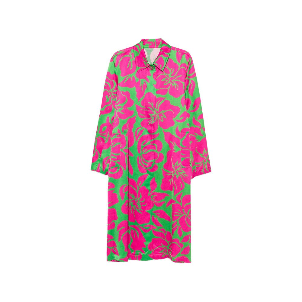 Dries Van Noten Dries Van Noten PINK Coats - Single Breasted Coats Size M / US 6-8 / IT 42-44 - 1 Thumbnail