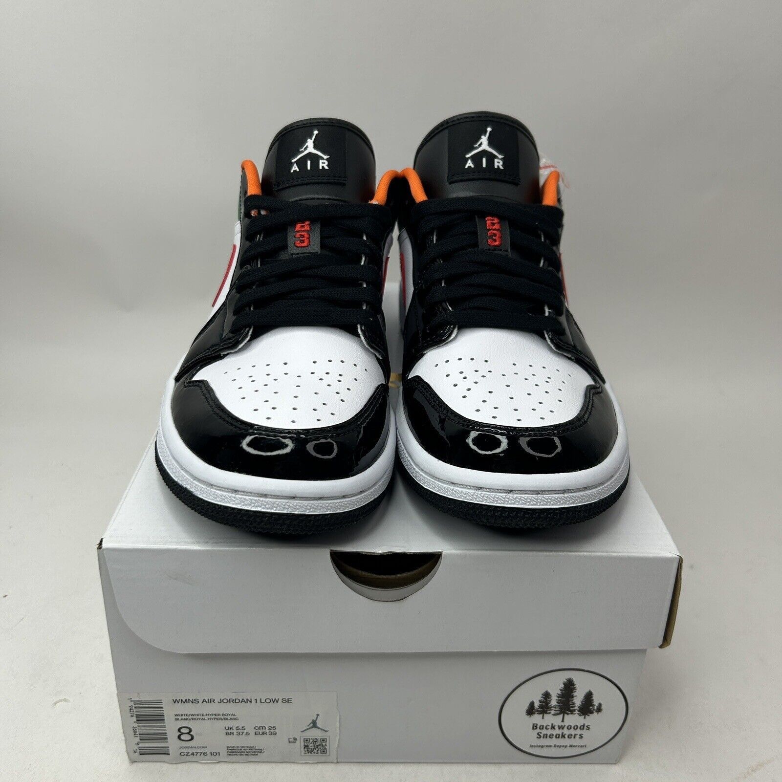 Nike Air Jordan Low SE “Black Toe Multi-Color” 2023