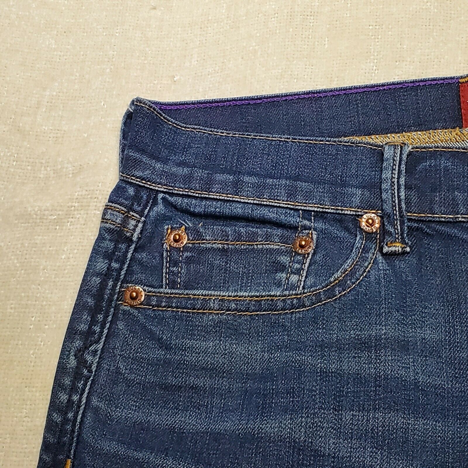 Lucky Brand Lucky Brand Sweet N Crop Denim Jeans Womens Size 6/28 Blue Size 29" - 5 Thumbnail