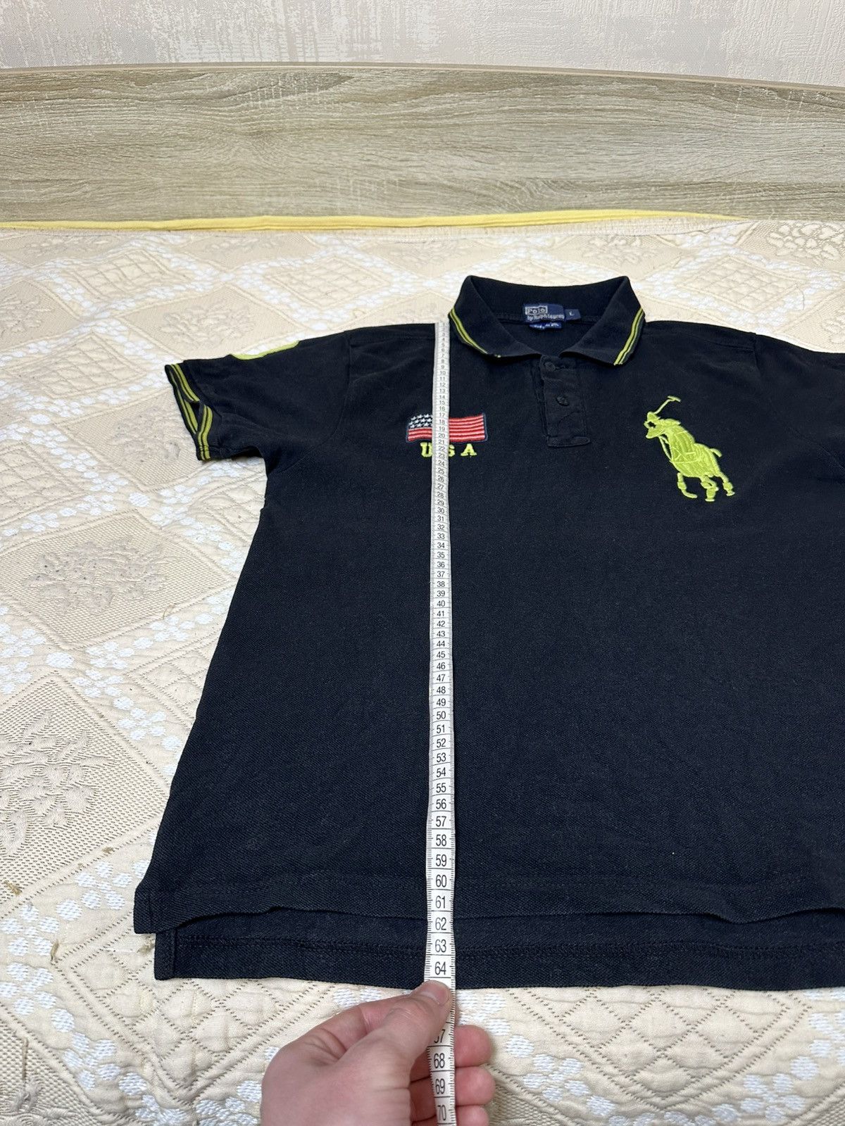 Polo Ralph Lauren 🔥 Vintage Polo Ralph Lauren Big Pony USA Flag Chief Keef Y2K Size US L / EU 52-54 / 3 - 12 Thumbnail