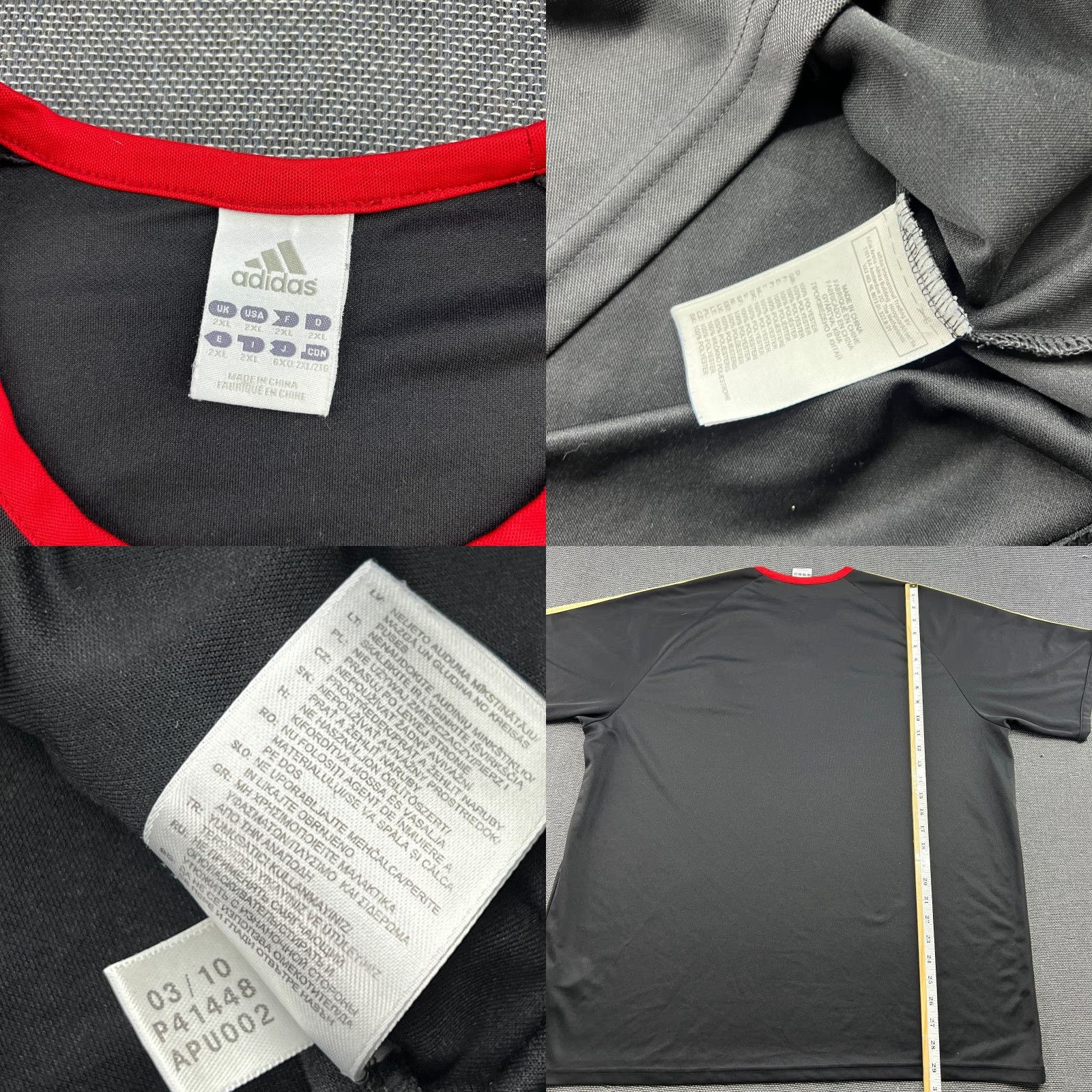 Adidas Germany 2009 2010 Away Football Jersey Mens 2XL Black Adidas Shirt Jersey Mens 2XL Black Adidas Size US XXL / EU 58 / 5 - 8 Thumbnail