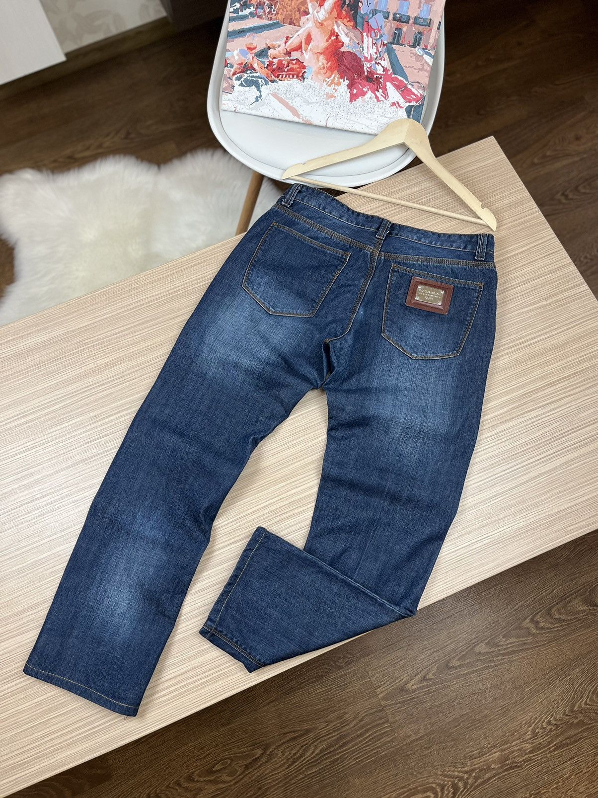 Dolce & Gabbana Dolce & Gabbana Distressed Men's Denim Jeans Size US 35 - 1 Thumbnail