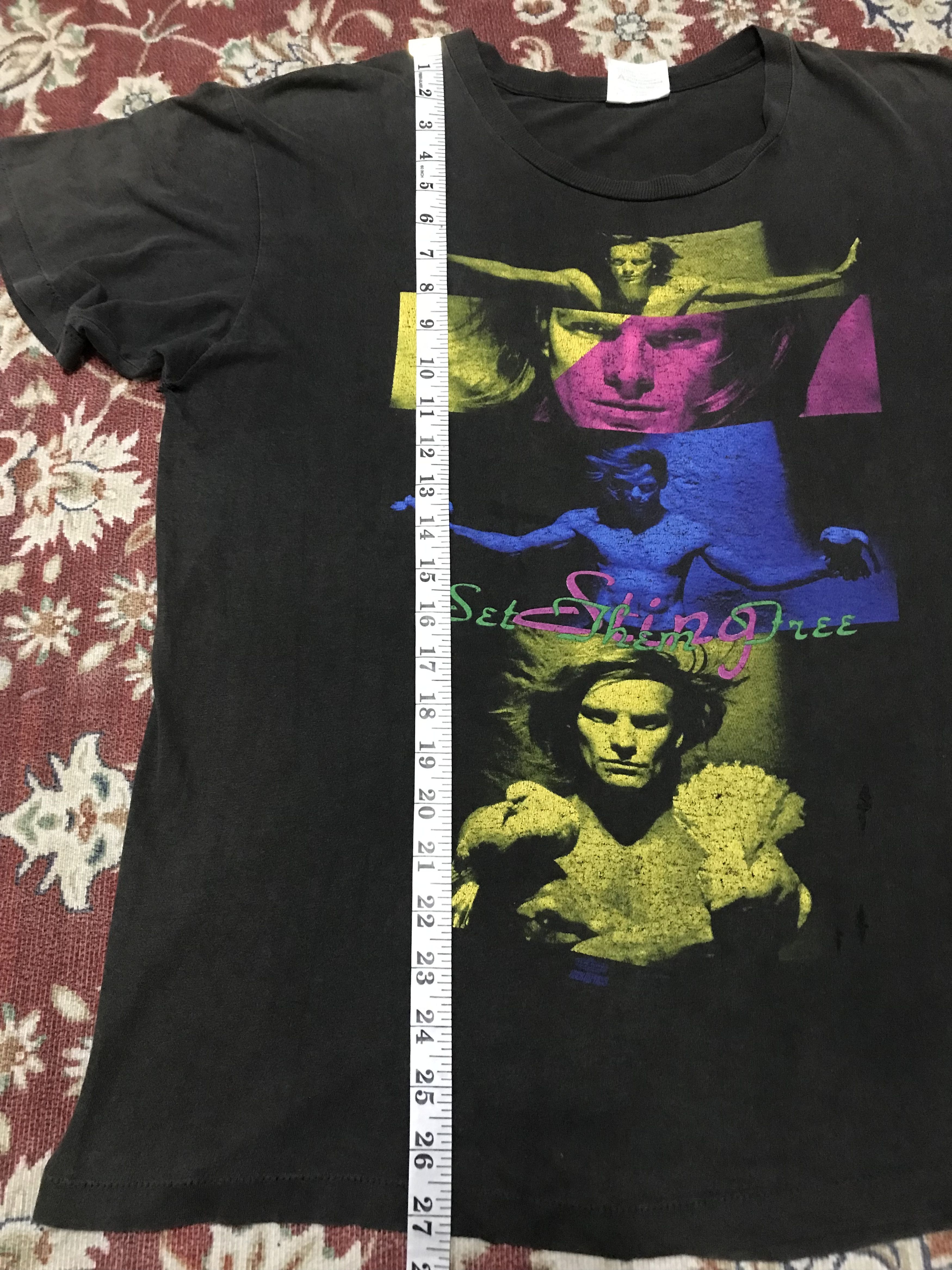 Vintage Vintage Distres Sting Set Them Free Band Tees Size US L / EU 52-54 / 3 - 14 Thumbnail