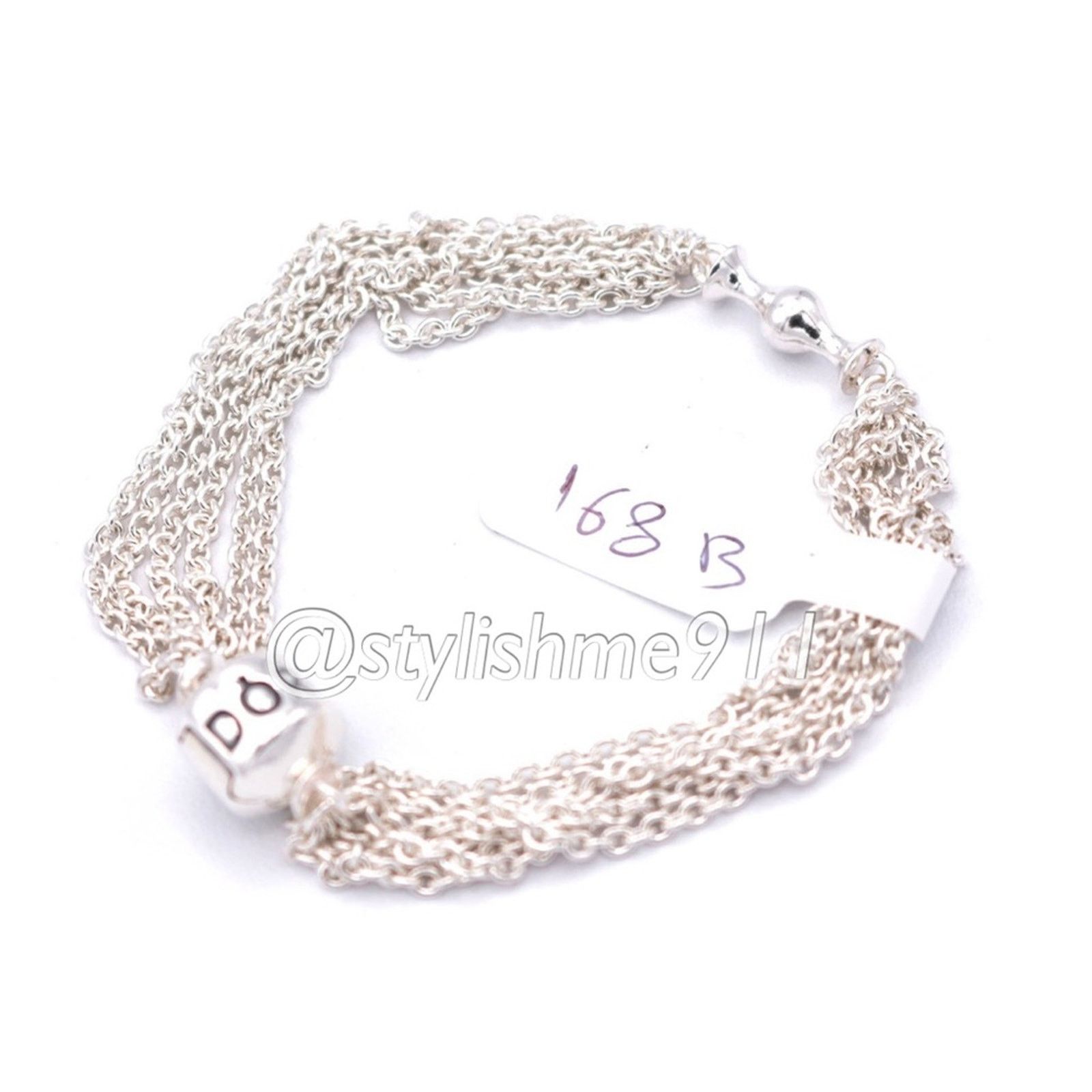 pandora PANDORA Multi-Strand Mesh One Station Clip Capture Bracelet Size ONE SIZE - 10 Thumbnail