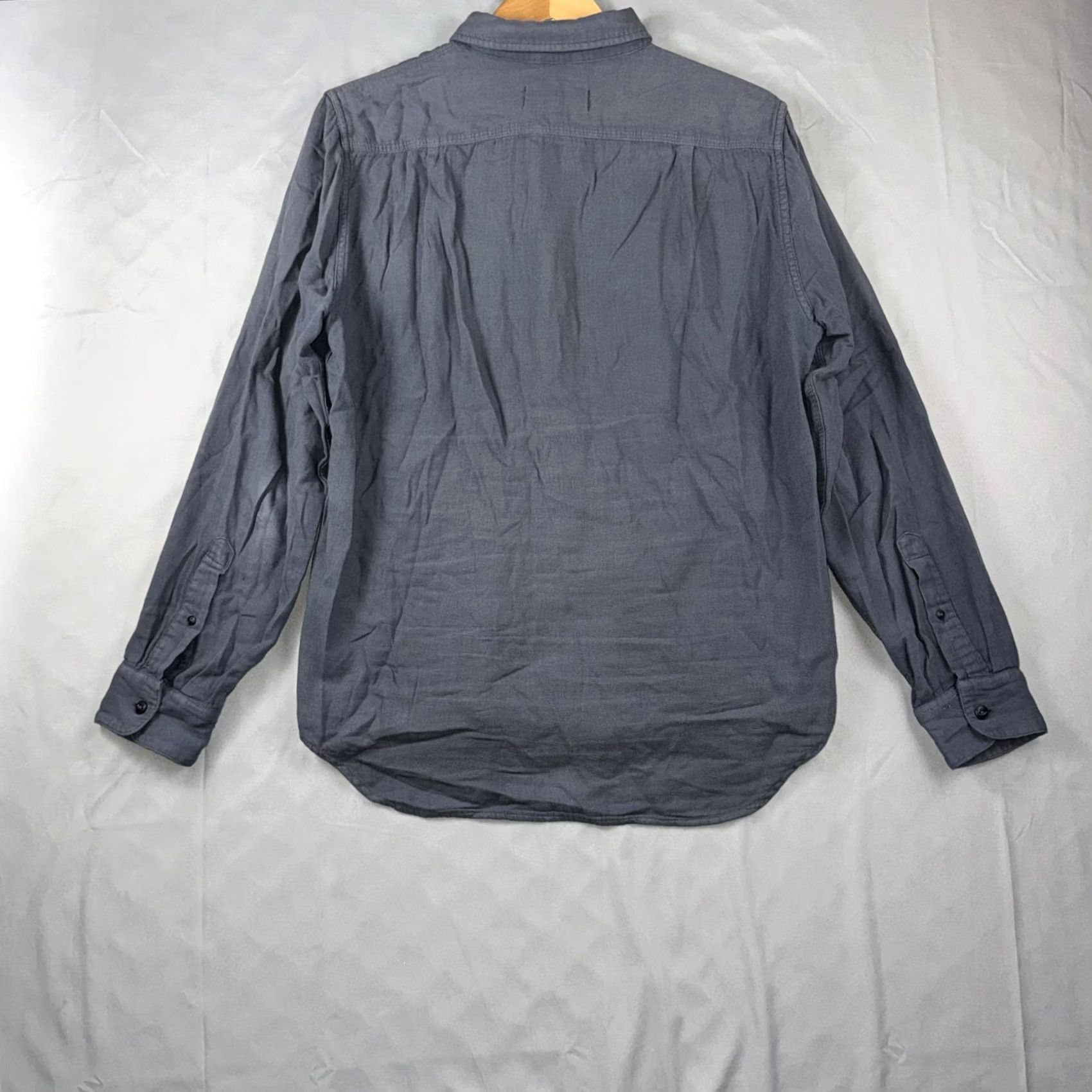 Buck Mason Buck Mason Shirt Mens Medium Blue Button Front Long Sleeve Casual Size US M / EU 48-50 / 2 - 2 Thumbnail