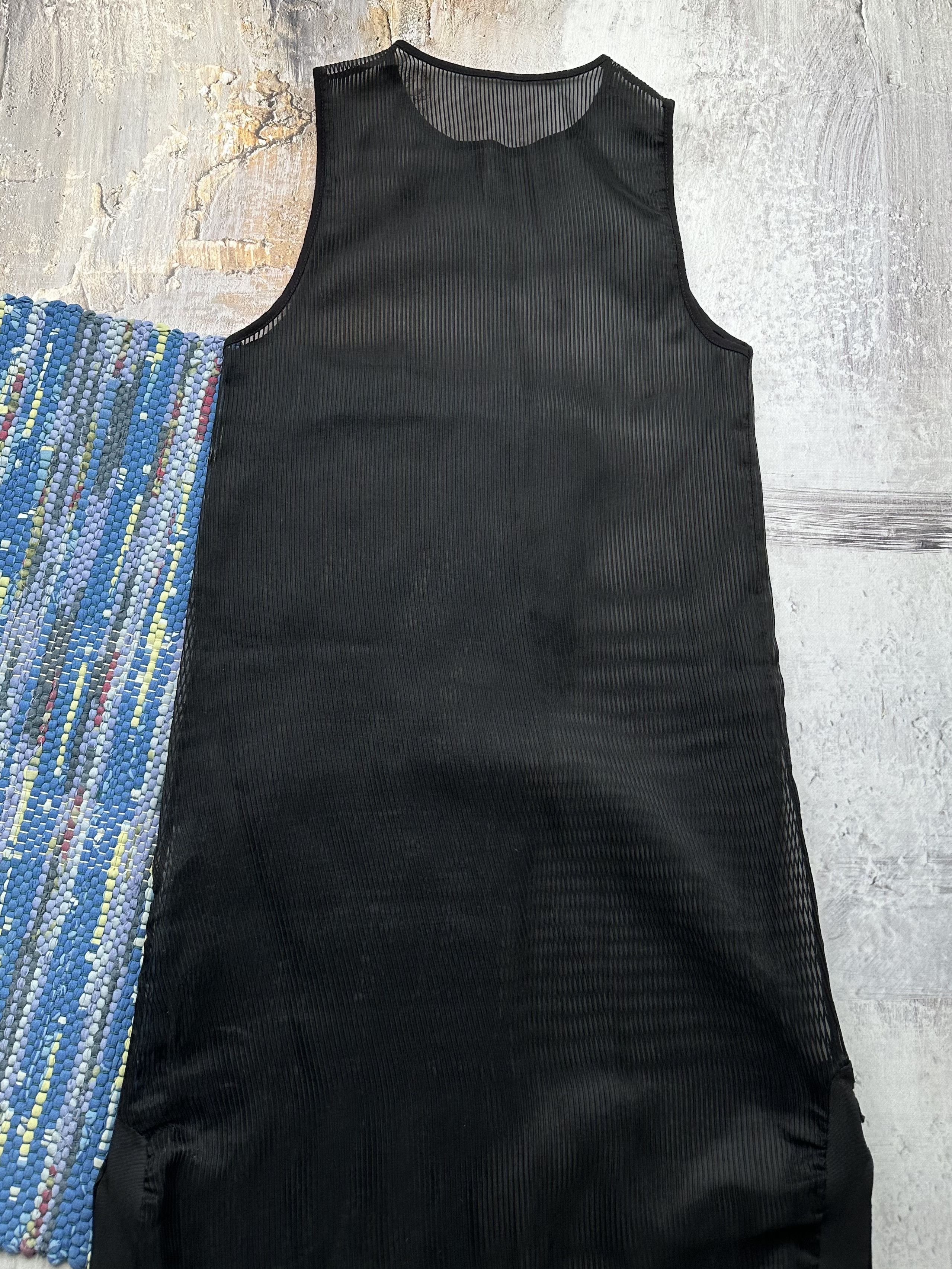 Japanese Brand Vintage Mesh Pleated Maxi Dress A639(31) Size M / US 6-8 / IT 42-44 - 6 Thumbnail