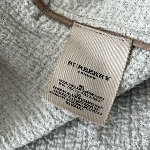 Burberry Burberry Metallic Tweed Gold Belted Trench Coat Jacket Size S / US 4 / IT 40 - 14 Thumbnail