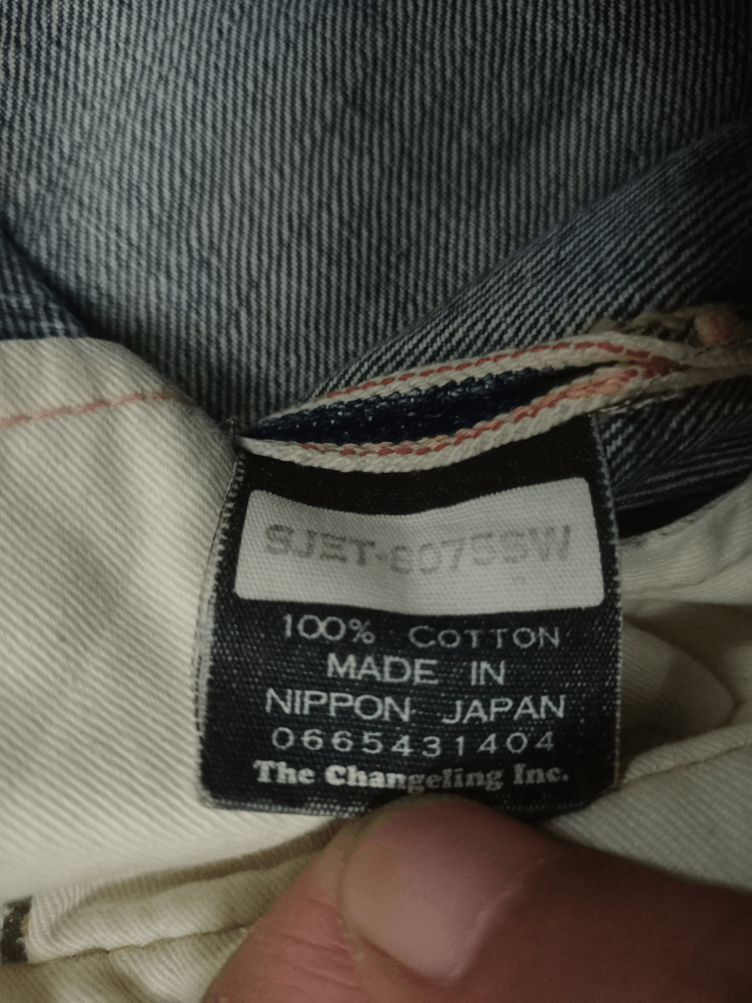 Japanese Brand Vintage THE CHANGELING Selvedge Distressed Loose Jeans Size US 33 - 14 Thumbnail