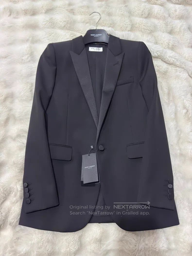 Saint Laurent Paris Saint Laurent Paris Ladies Smoking Suit Jacket Size XS / US 0-2 / IT 36-38 - 1 Thumbnail