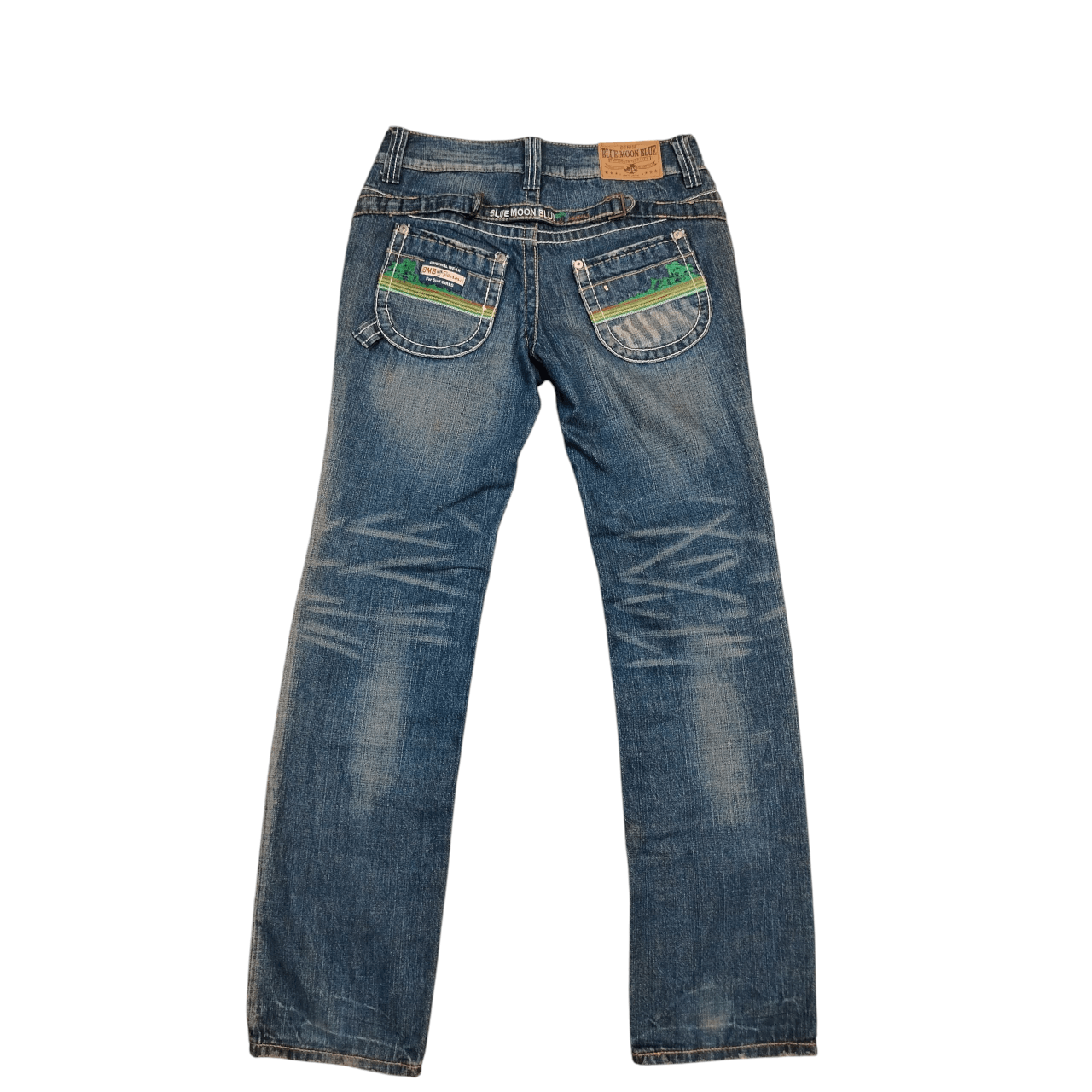 Designer Blue Moon Blue jeans hawaii Size 30" / US 8 / IT 44 - 2 Thumbnail