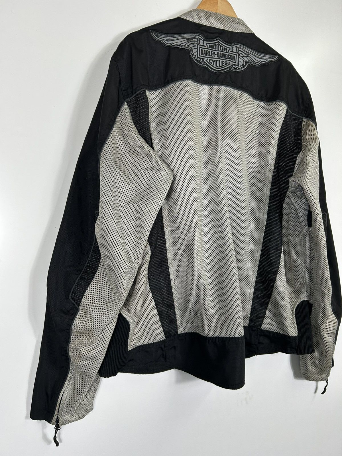 Harley Davidson ⚡️Vintage Harley Davidson Reflective Rider Zipper Jacket Size US XXL / EU 58 / 5 - 18 Thumbnail