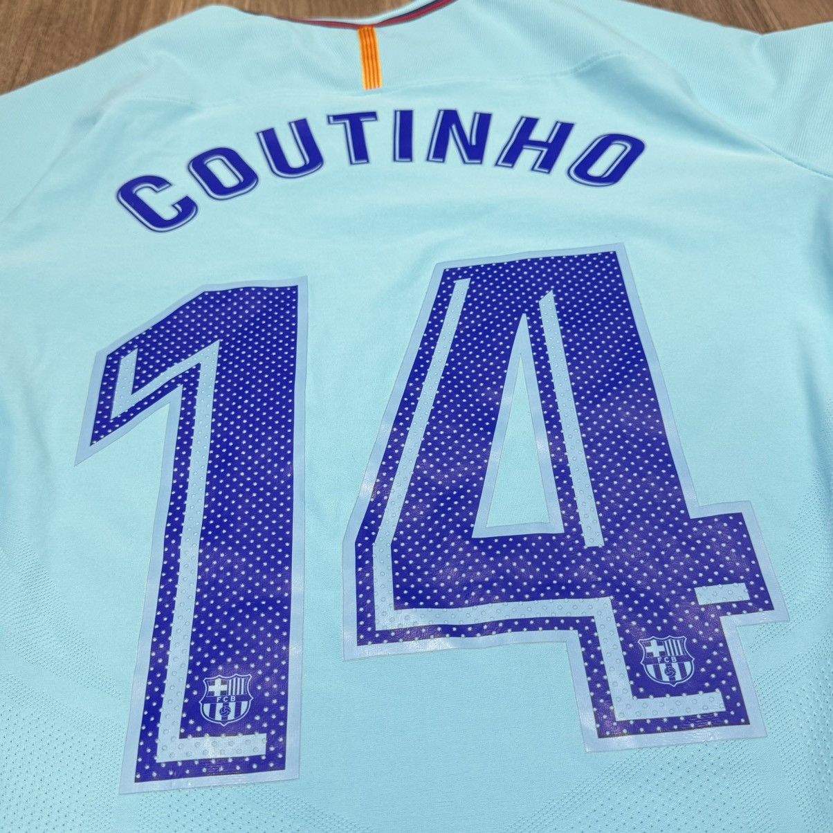 Nike Barcelona 17/18 player issue away shirt #14 Coutinho Size US M / EU 48-50 / 2 - 4 Thumbnail