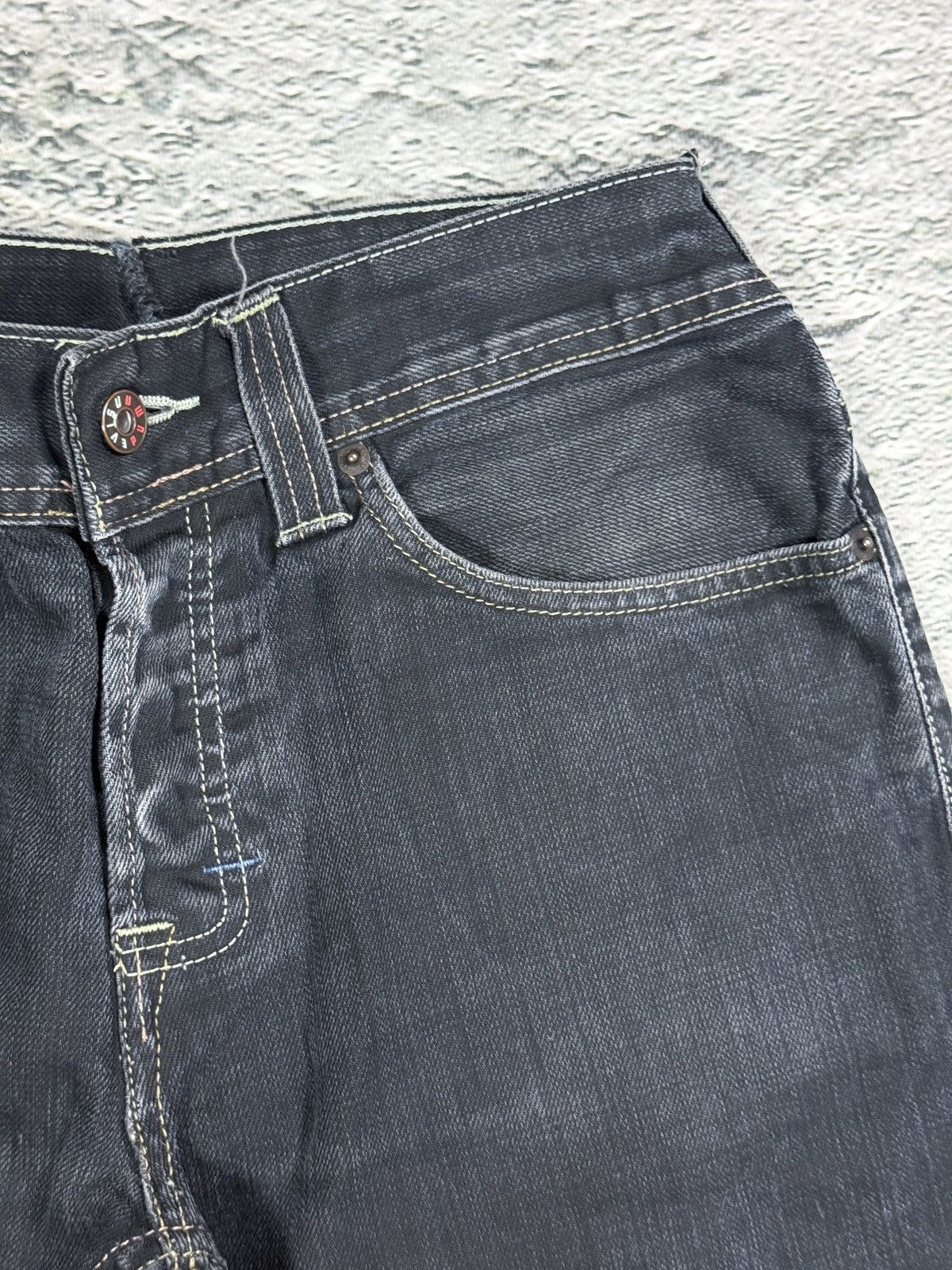 Evisu × Puma Evisu x Puma vintage black jeans black seagulls straight Size 26" / US 2 / IT 38 - 9 Thumbnail