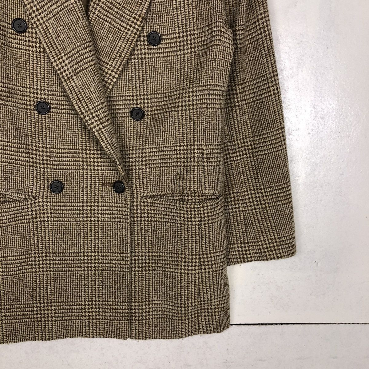 DKNY 📌VINTAGE WOOL JACKET DKNY CHECK ISSEY MIYAKE Size US S / EU 44-46 / 1 - 6 Thumbnail