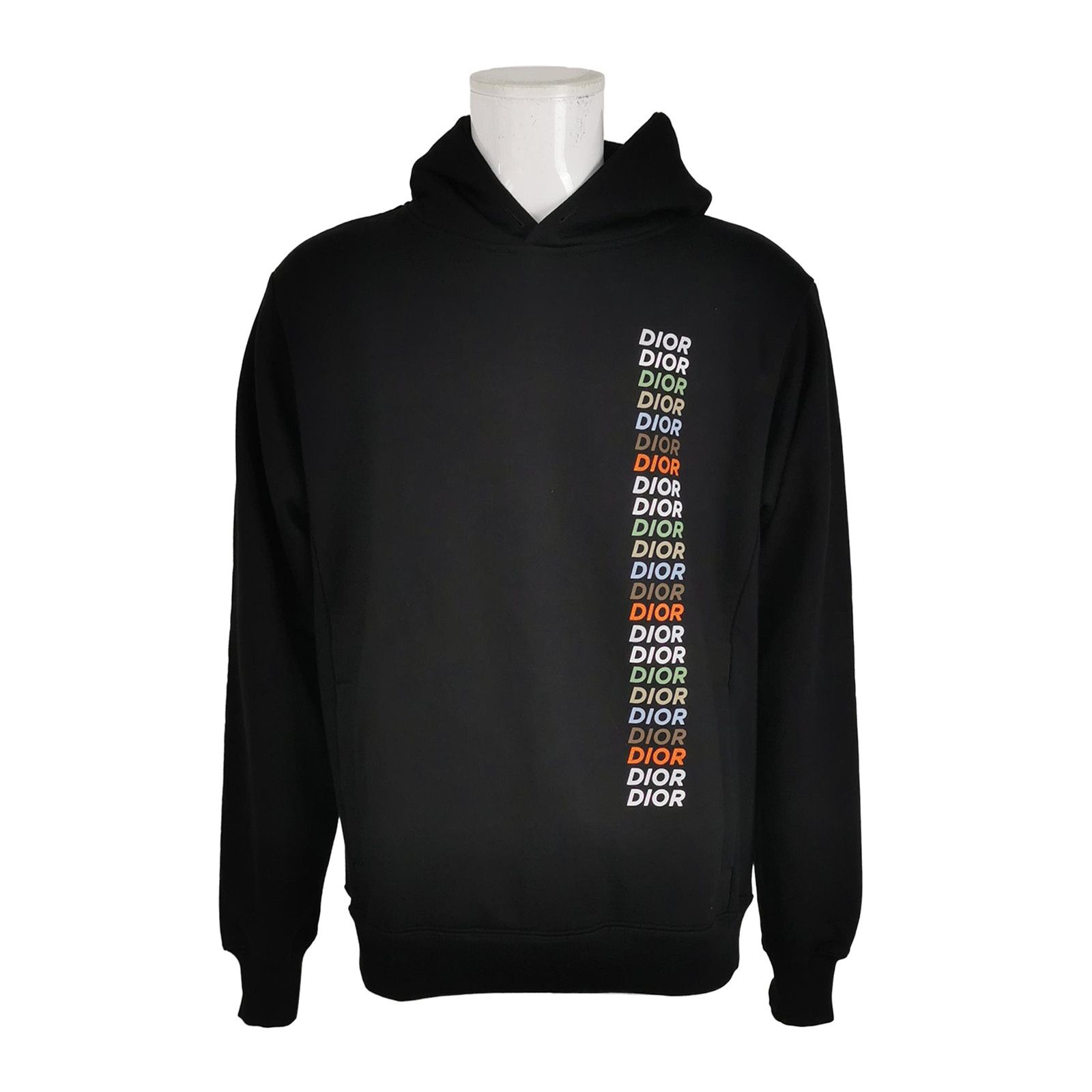 Dior Dior Black Rainbow Logo Hoodie S Size US S / EU 44-46 / 1 - 1 Thumbnail