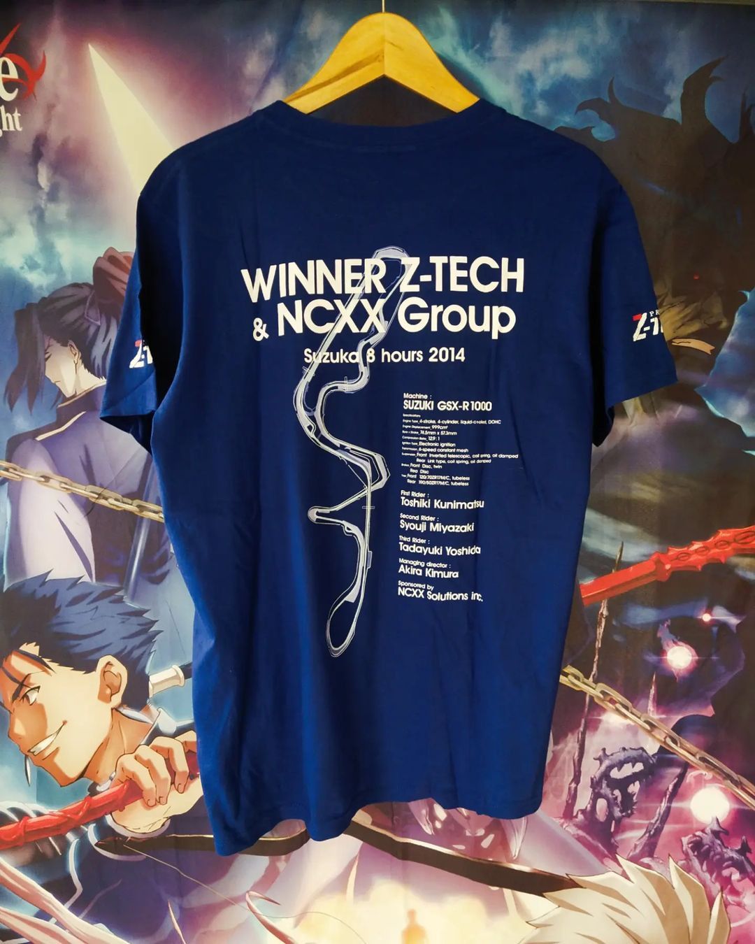 Japanese Brand Winner Z-Tech & NCCX Group Suzuka Tees Size US L / EU 52-54 / 3 - 1 Thumbnail