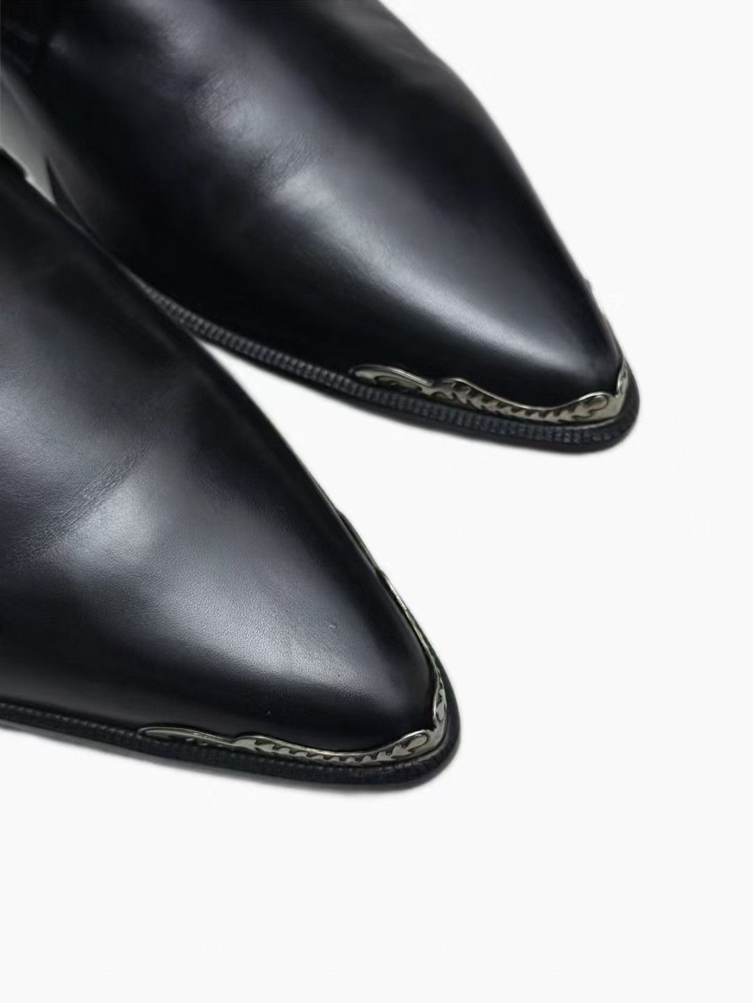 Saint Laurent Paris Saint Laurent Paris 14ss Western Buckle Leather Shoes-yw Size US 10 / EU 43 - 6 Thumbnail