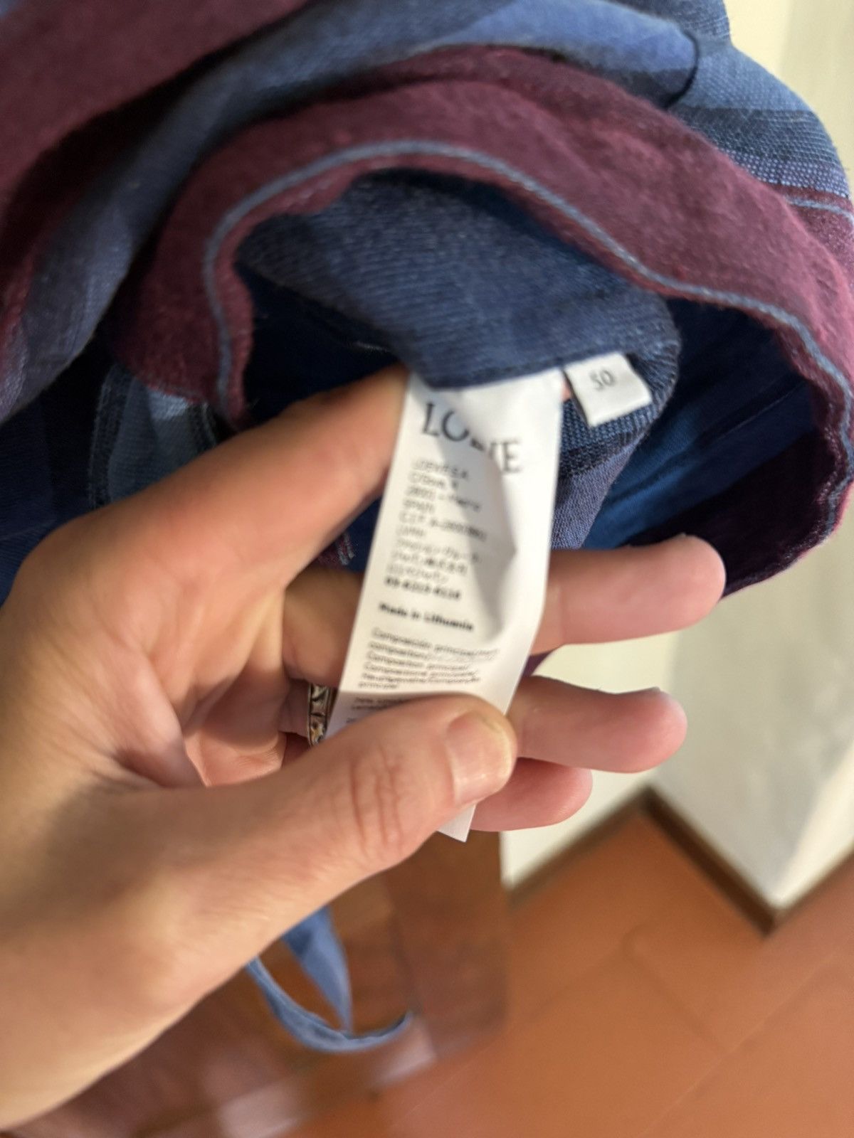 Loewe Lightweight hoodie, amazing pattern and texture Size US M / EU 48-50 / 2 - 3 Thumbnail