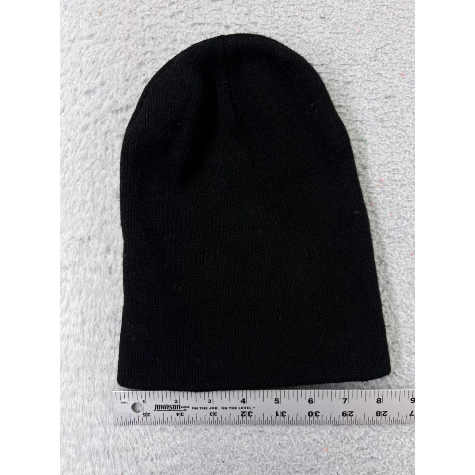 Vintage Beanie Beanie Knit One Size Black 100% Acrylic Adult Unbranded Unisex Adults Style Winter Ski Toque Knit Hat Size ONE SIZE - 2 Thumbnail