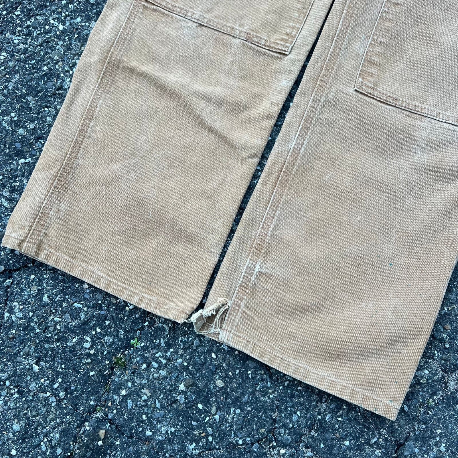Carhartt × Vintage Vintage carhartt brown double knee work wear carpenter pants Size US 34 / EU 50 - 5 Thumbnail