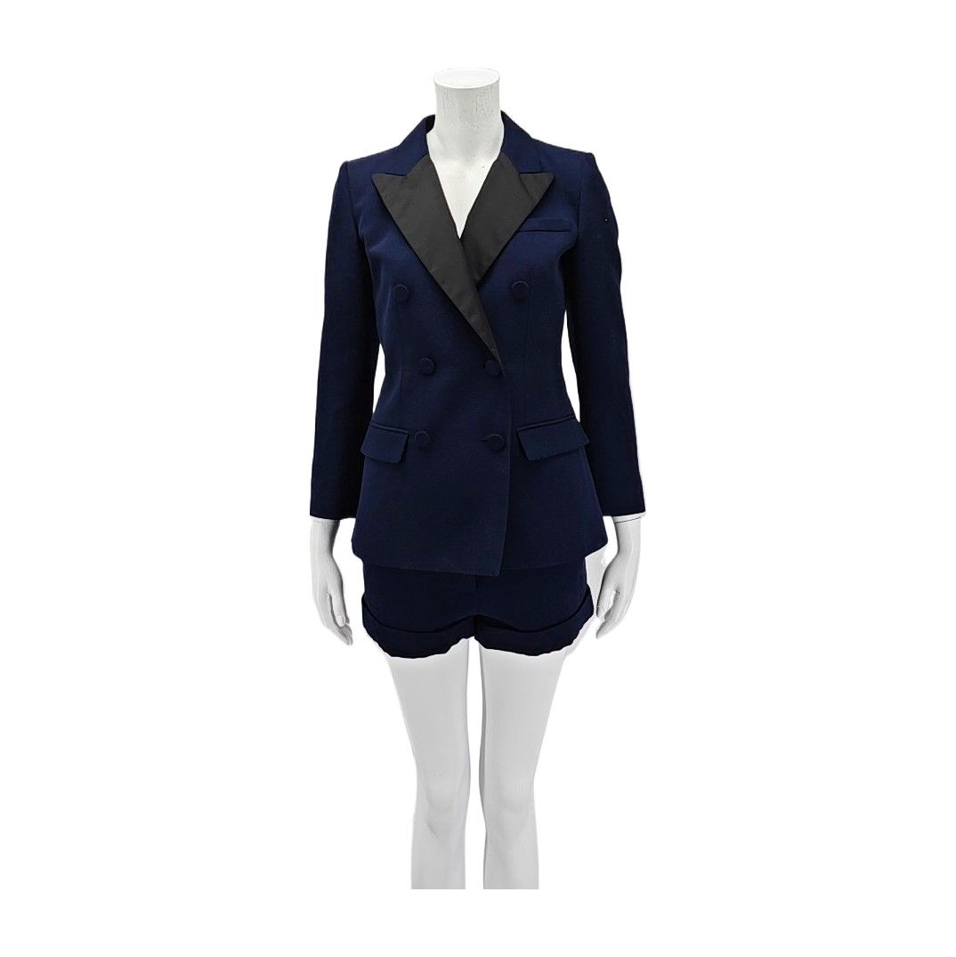 Louis Vuitton Louis Vuitton Navy Wool Blazer Shorts Set FR 36 Size XS / US 0-2 / IT 36-38 - 1 Thumbnail