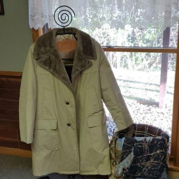 Vintage Woolrich Vintage Heavy Lined Tan Winter Sz L-40 Long Button Size US L / EU 52-54 / 3 - 1 Thumbnail