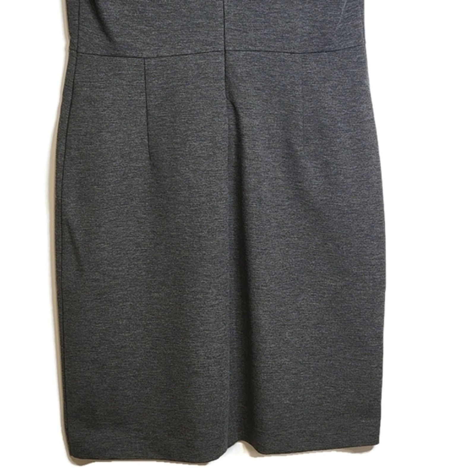 Theory Theory Gray Ponte Sheath Dress Minimalist Tailored XS Size 6 Size M / US 6-8 / IT 42-44 - 10 Thumbnail