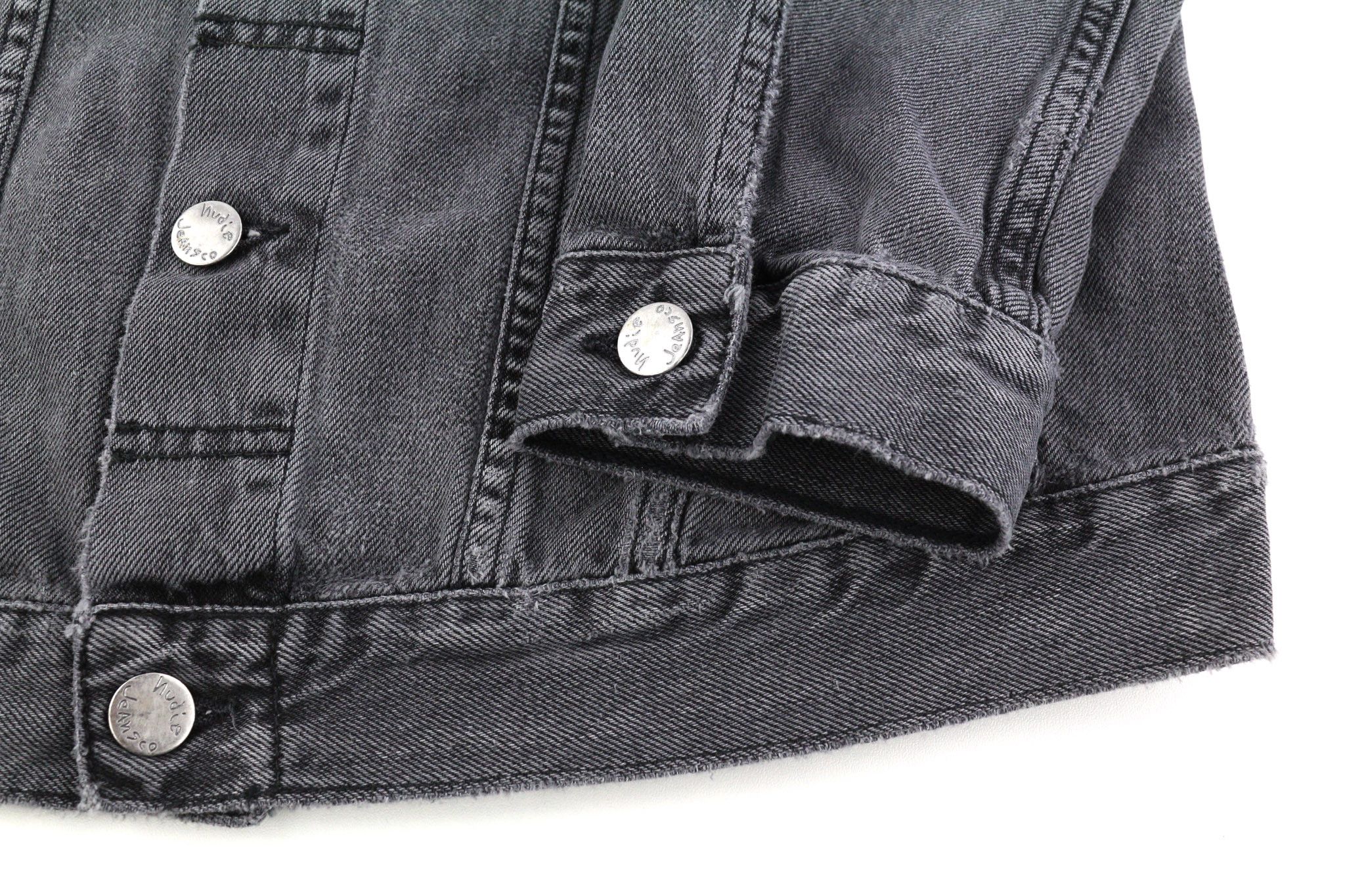 Nudie Jeans BILLY S Desolation Grey Polo Pockets Mid Jacket 82461 Size US S / EU 44-46 / 1 - 5 Thumbnail