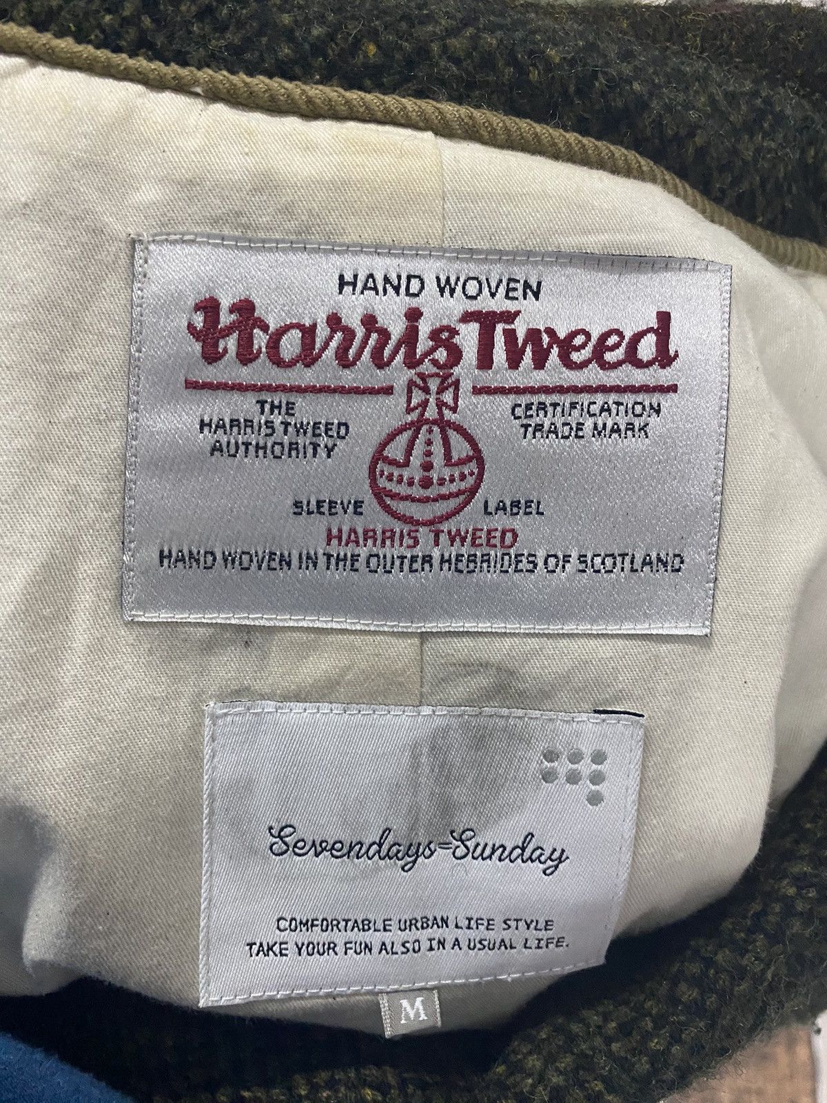 Harris Tweed × Vintage Vintage Hand Woven Harris Tweed Jacket Size US M / EU 48-50 / 2 - 12 Thumbnail