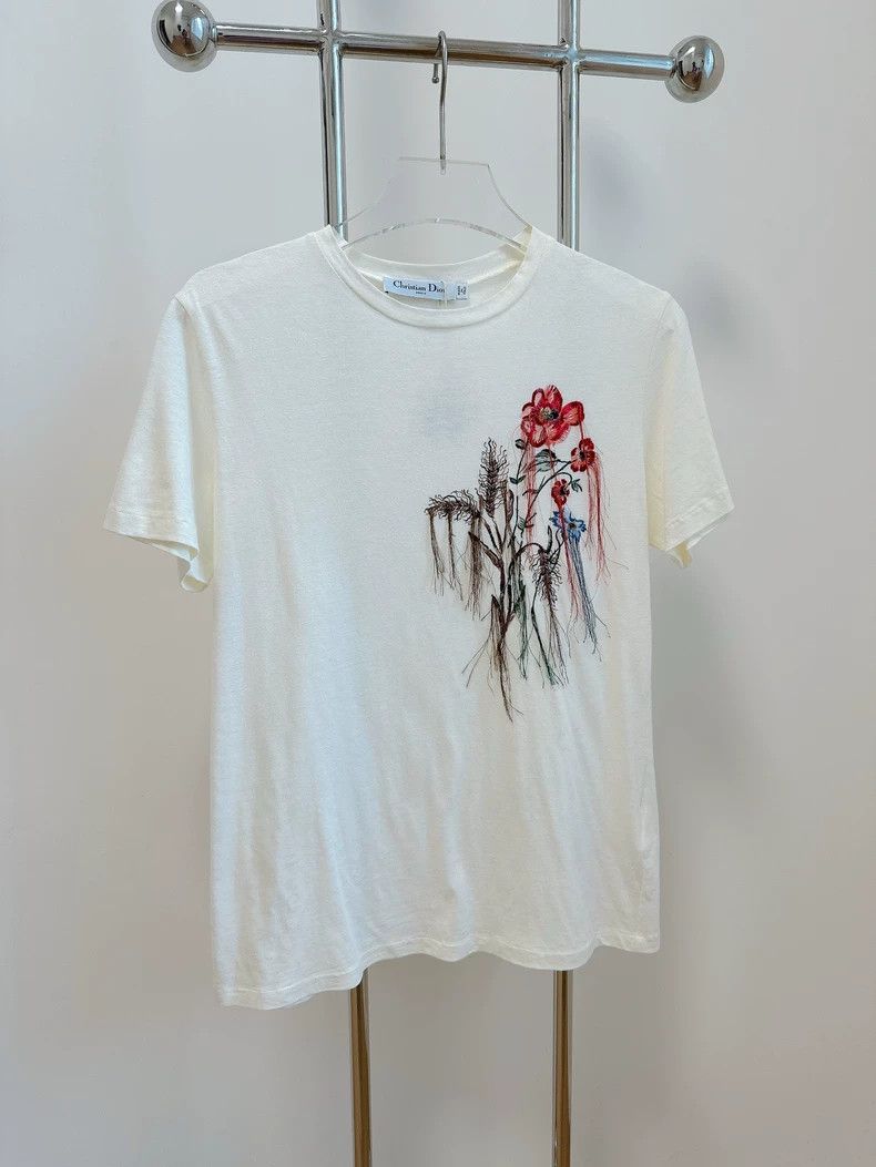 Dior Dior Tassel embroidered short sleeves Size S / US 4 / IT 40 - 2 Thumbnail